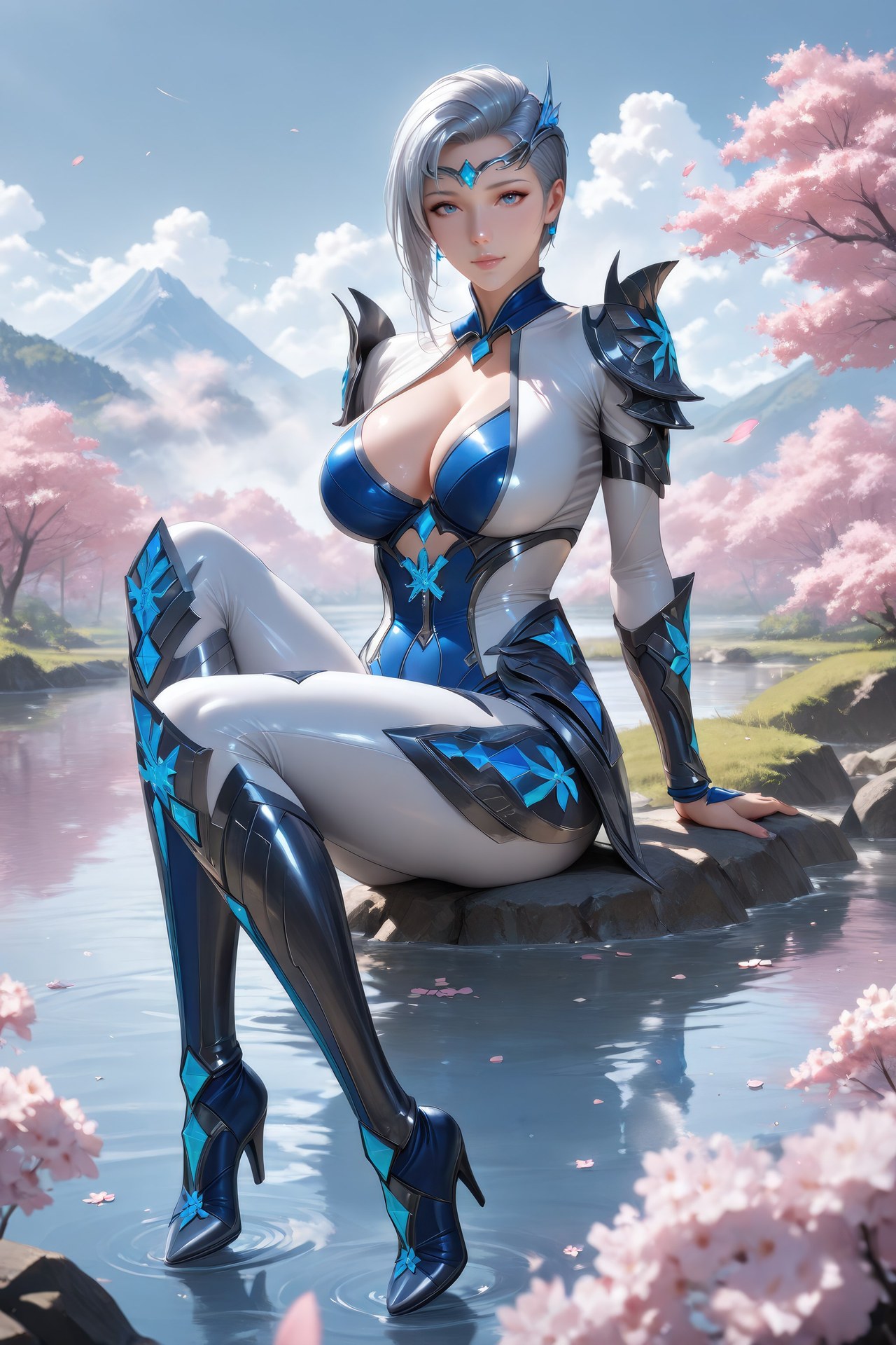AI Porn - Douluo Dalu Xuewu 바디수트, 젖은 연출, 노출 누드 AI 이미지 갤러리 960P