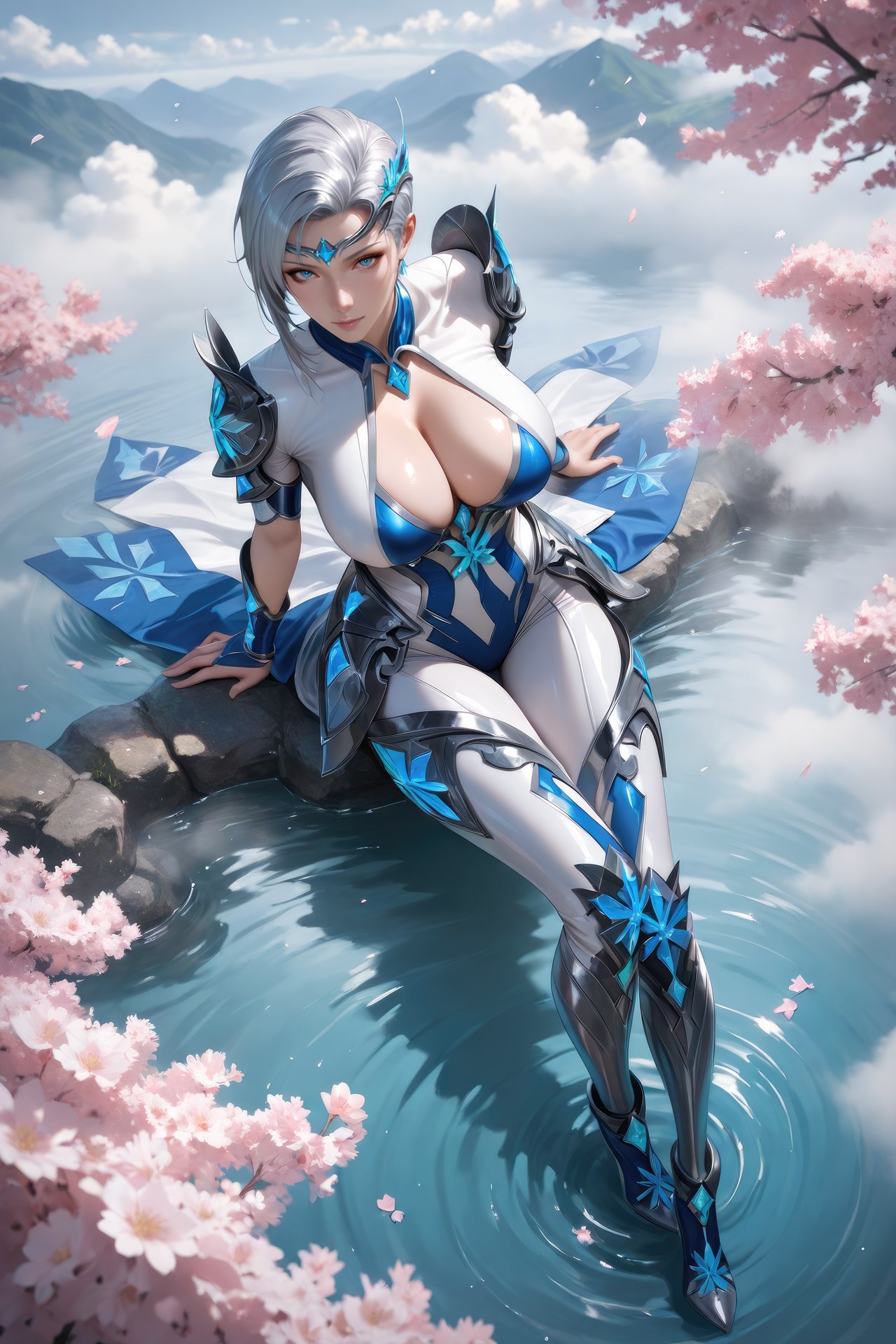 AI Porn - 斗羅大陸 雪舞：緊身衣濕身露穴成人向圖集 960P