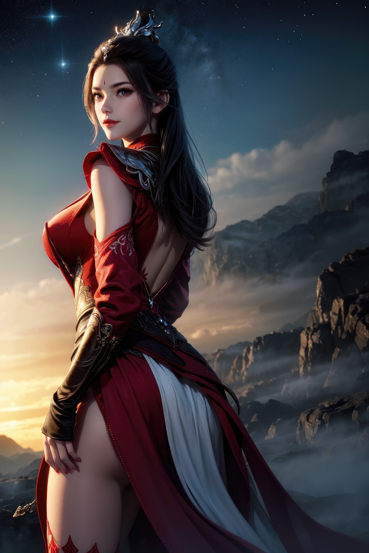 AI Porn - 师兄啊师兄 有琴玄雅：蕾丝内衣露穴成人向图集 615P