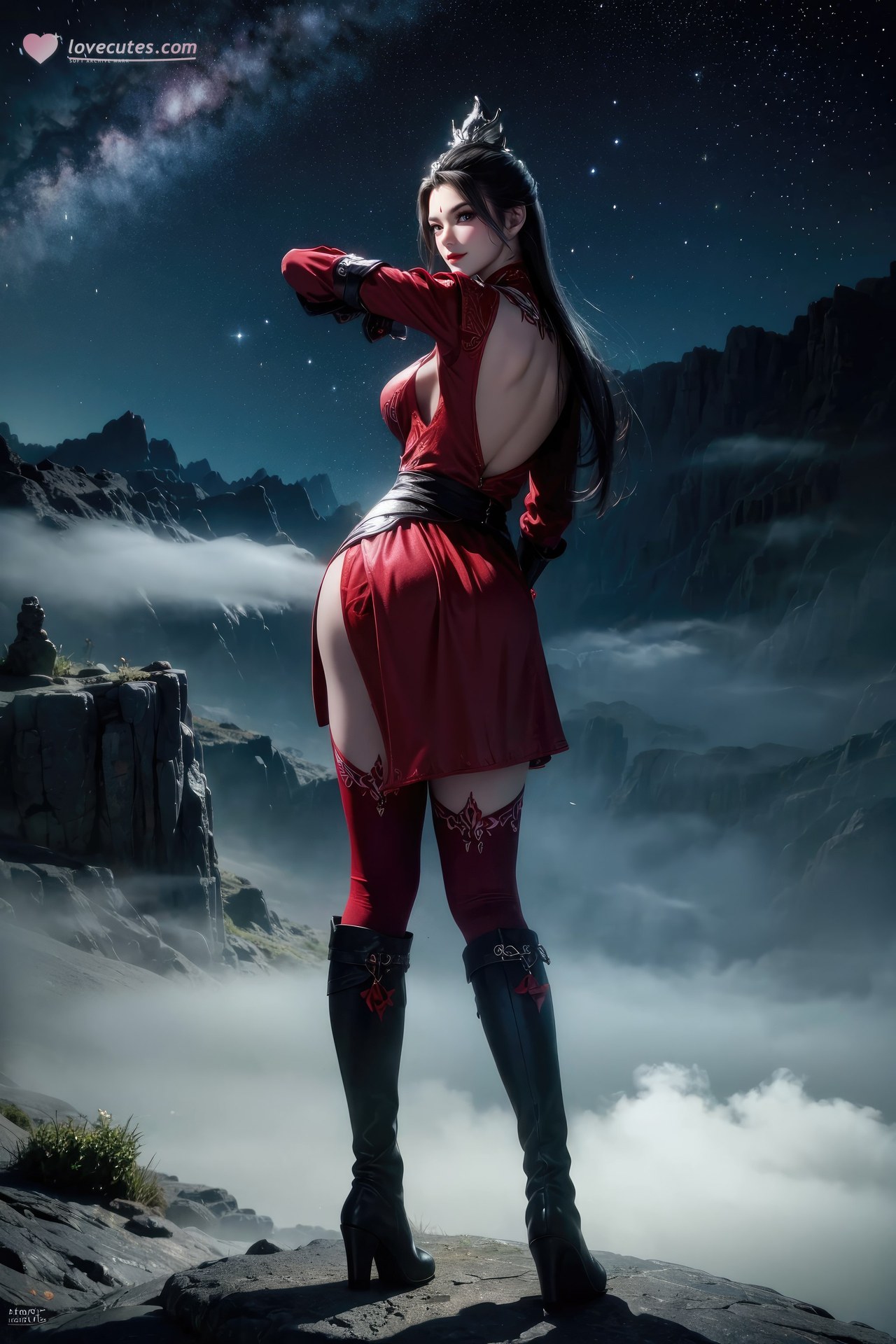 AI Porn - 師兄啊師兄 有琴玄雅：蕾絲內衣露穴成人向圖集 615P