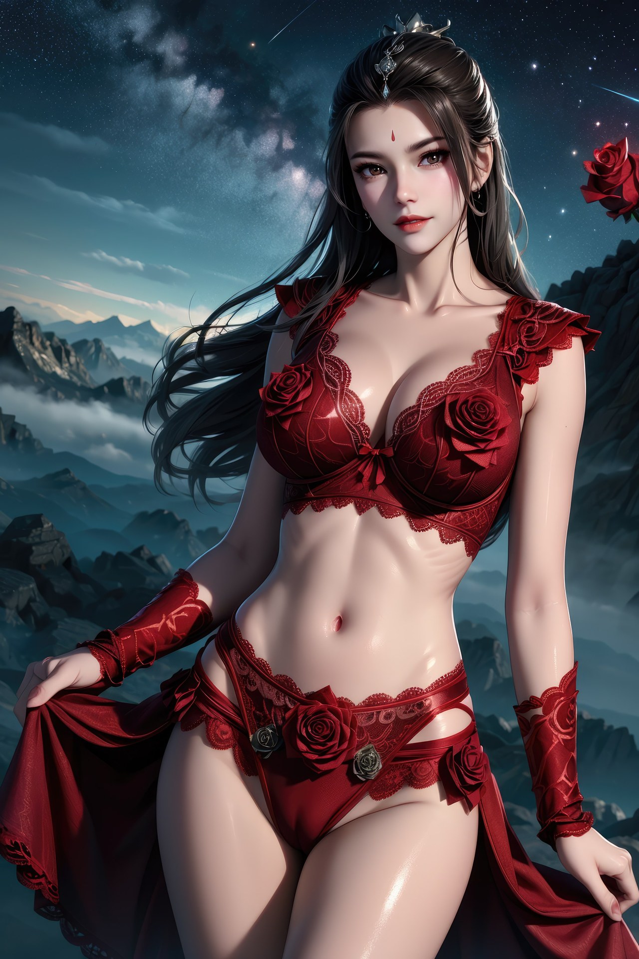 AI Porn - My Senior Brother Is Too Steady Youqin Xuanya lace lingerie, explicit nude detail AI Adult Gallery 615P