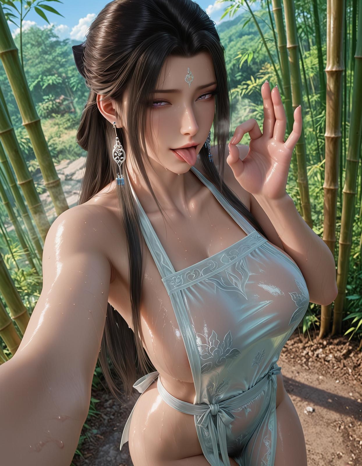 AI Porn - 歲月長青 陸雪琪：濕身露穴成人向圖集 143P