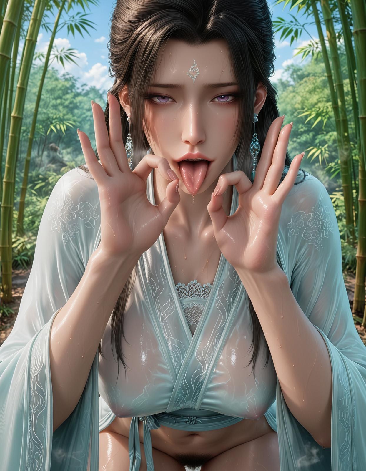 AI Porn - 岁月长青 陆雪琪：湿身露穴成人向图集 143P
