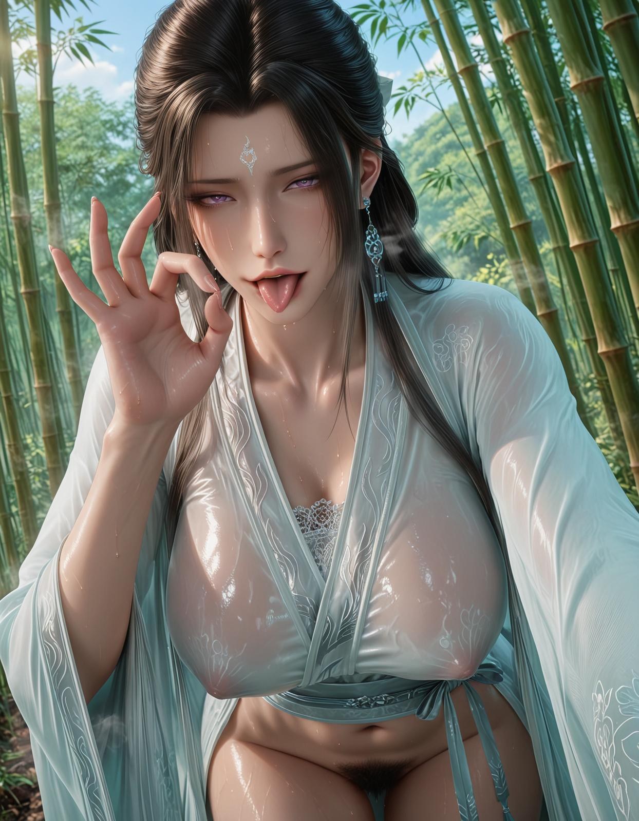 AI Porn - 岁月长青 陆雪琪：湿身露穴成人向图集 143P