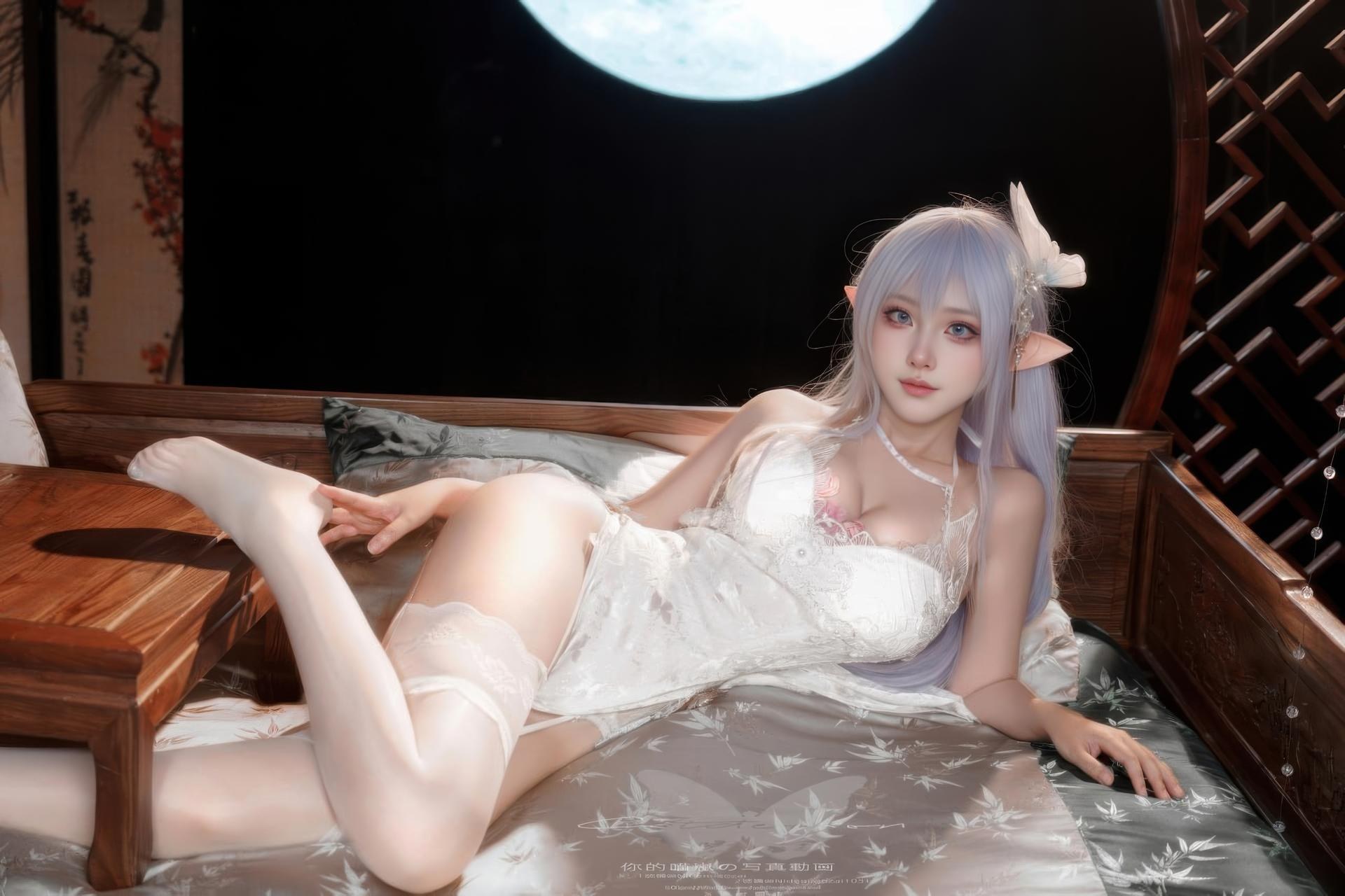 [cosplay] CatDemon Miaozai - ชุดภาพ Azur Lane Albion shipgirl cosplay 82P3V
