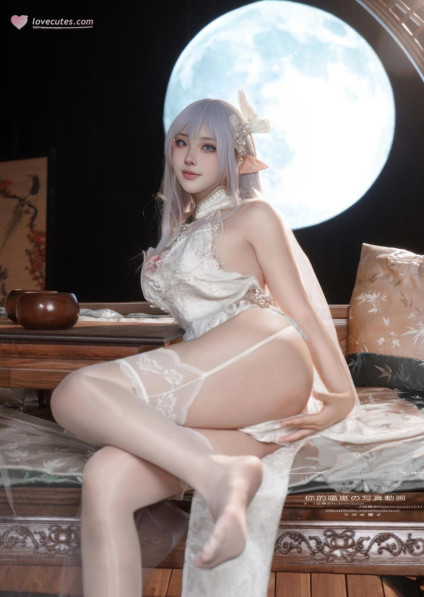 [cosplay] CatDemon Miaozai - ชุดภาพ Azur Lane Albion shipgirl cosplay 82P3V