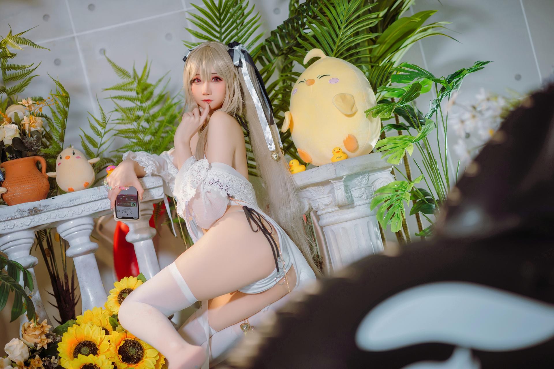 [cosplay] Menmentan - ชุดภาพ Azur Lane Anchorage swimsuit cosplay 20P