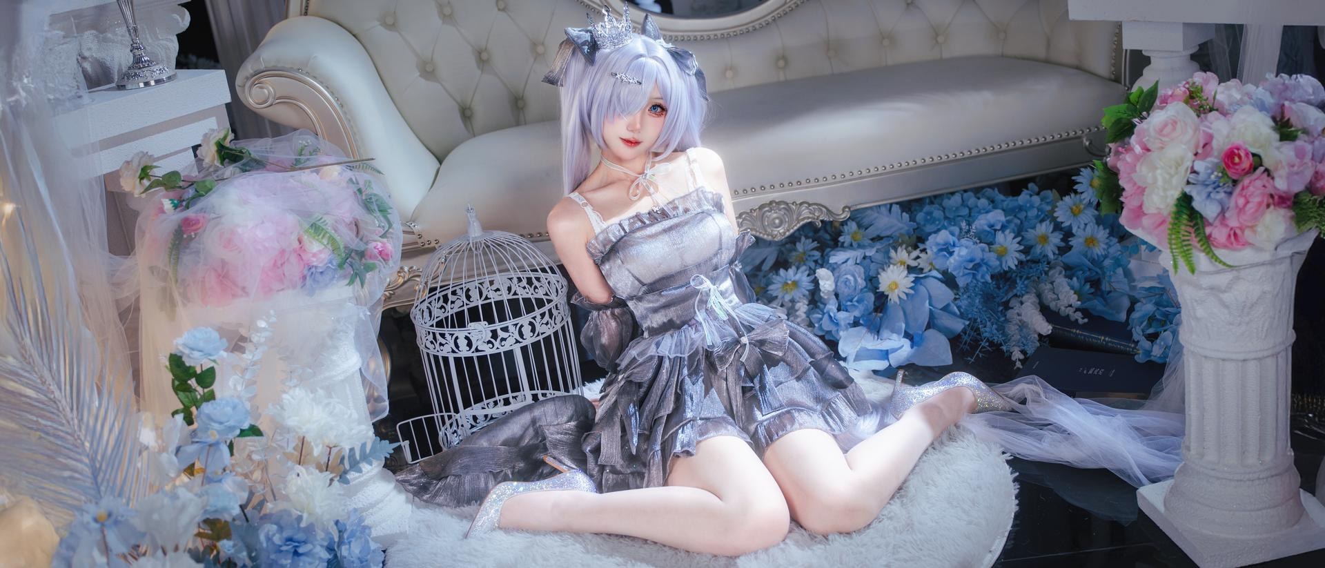 [cosplay] 是夙卿呀 - NIKKE 灰姑娘：银白战斗服角色還原 16P