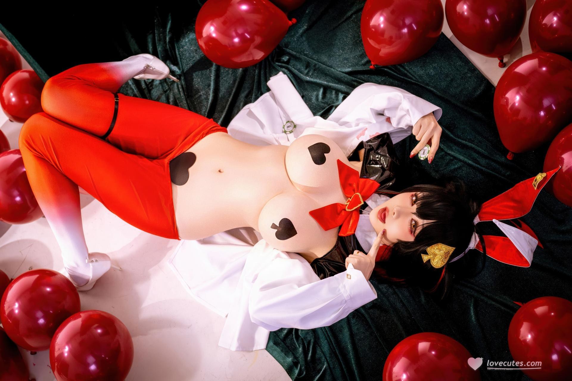 [cosplay] 星之迟迟Hoshilily - Nikke 露姬 倒楣兔：兔女郎禮裝还原 22P