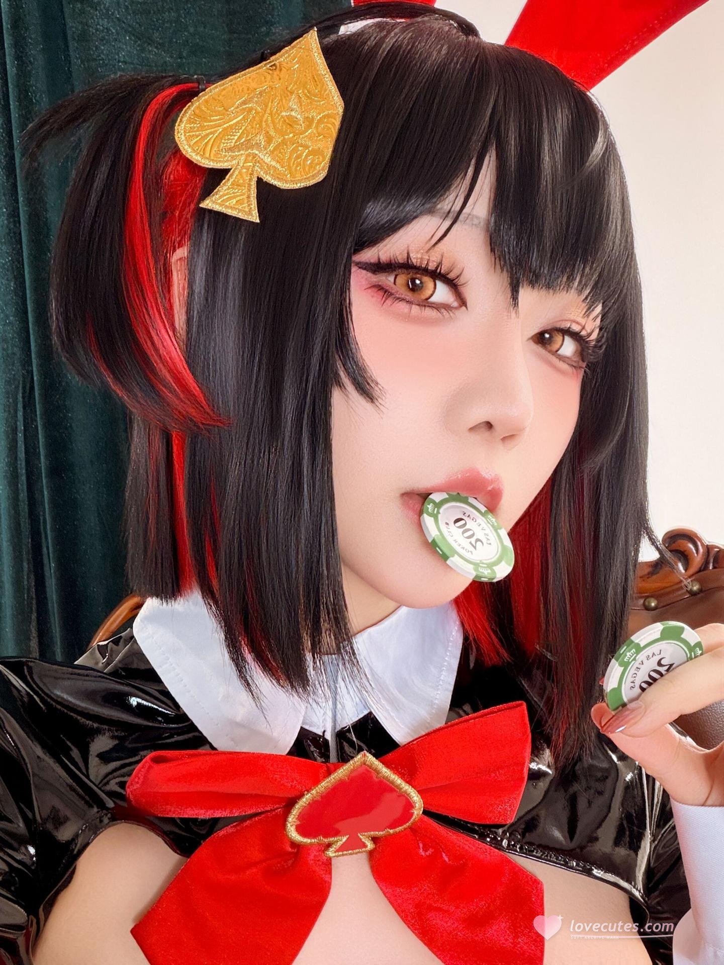 [Cosplay] Hoshilily - Nikke Rupee unlucky bunny cosplay 22P