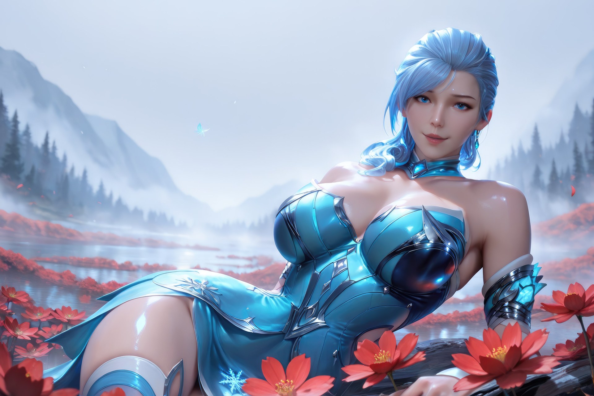 AI Porn - 闘羅大陸 顧清波 ボディスーツ、濡れ感、露出ヌード AI画像ギャラリー 1078P