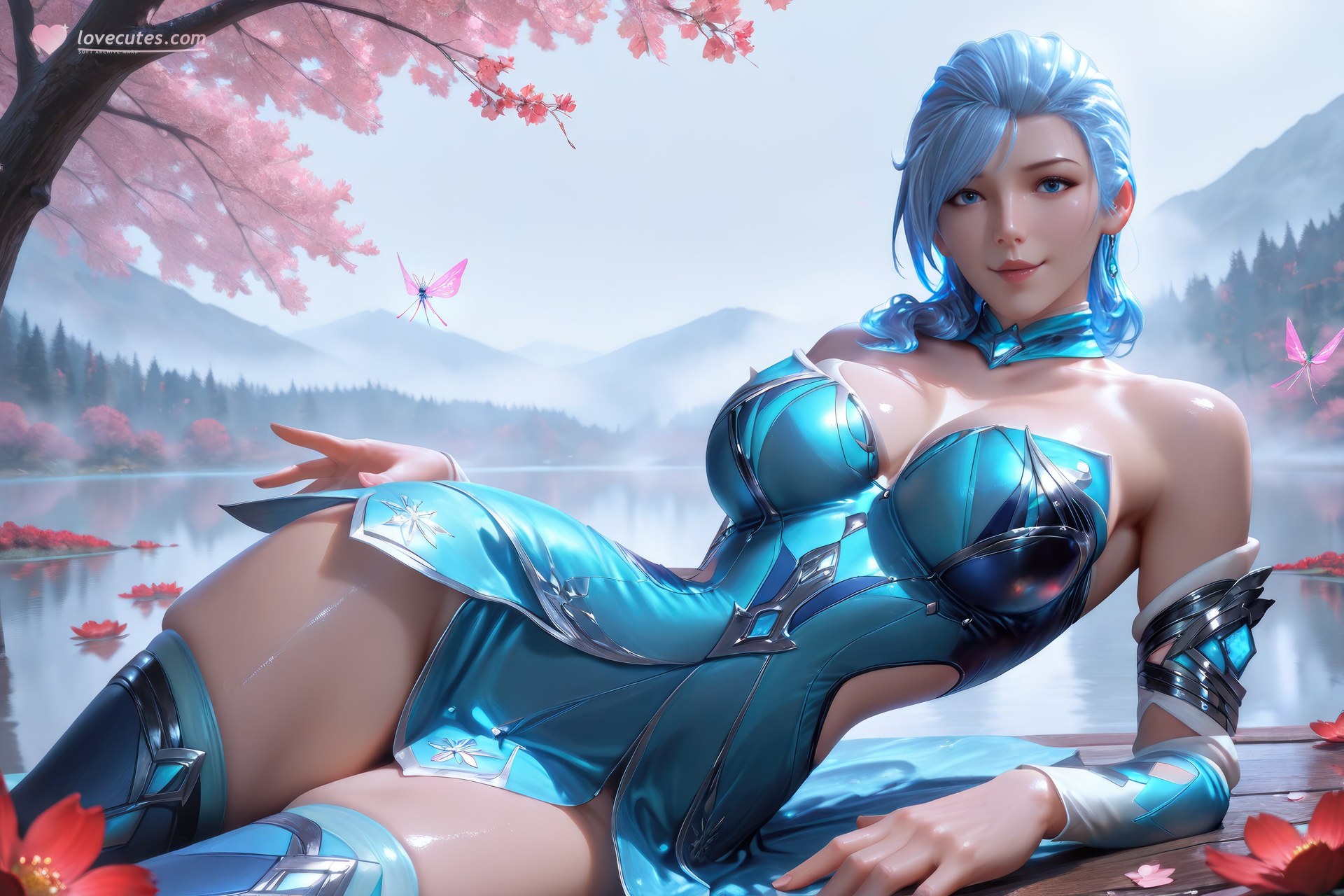 AI Porn - 闘羅大陸 顧清波 ボディスーツ、濡れ感、露出ヌード AI画像ギャラリー 1078P