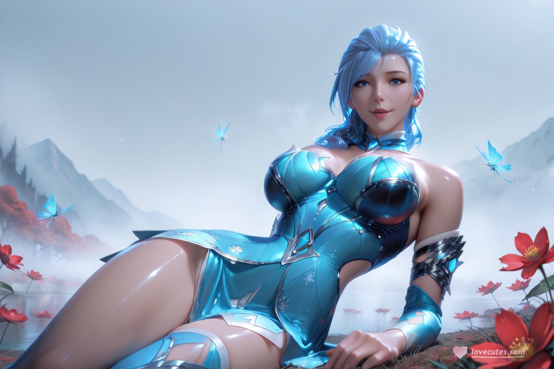 AI Porn - 闘羅大陸 顧清波 ボディスーツ、濡れ感、露出ヌード AI画像ギャラリー 1078P