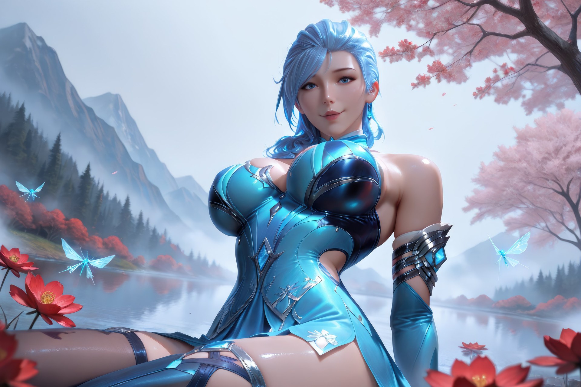 AI Porn - 闘羅大陸 顧清波 ボディスーツ、濡れ感、露出ヌード AI画像ギャラリー 1078P