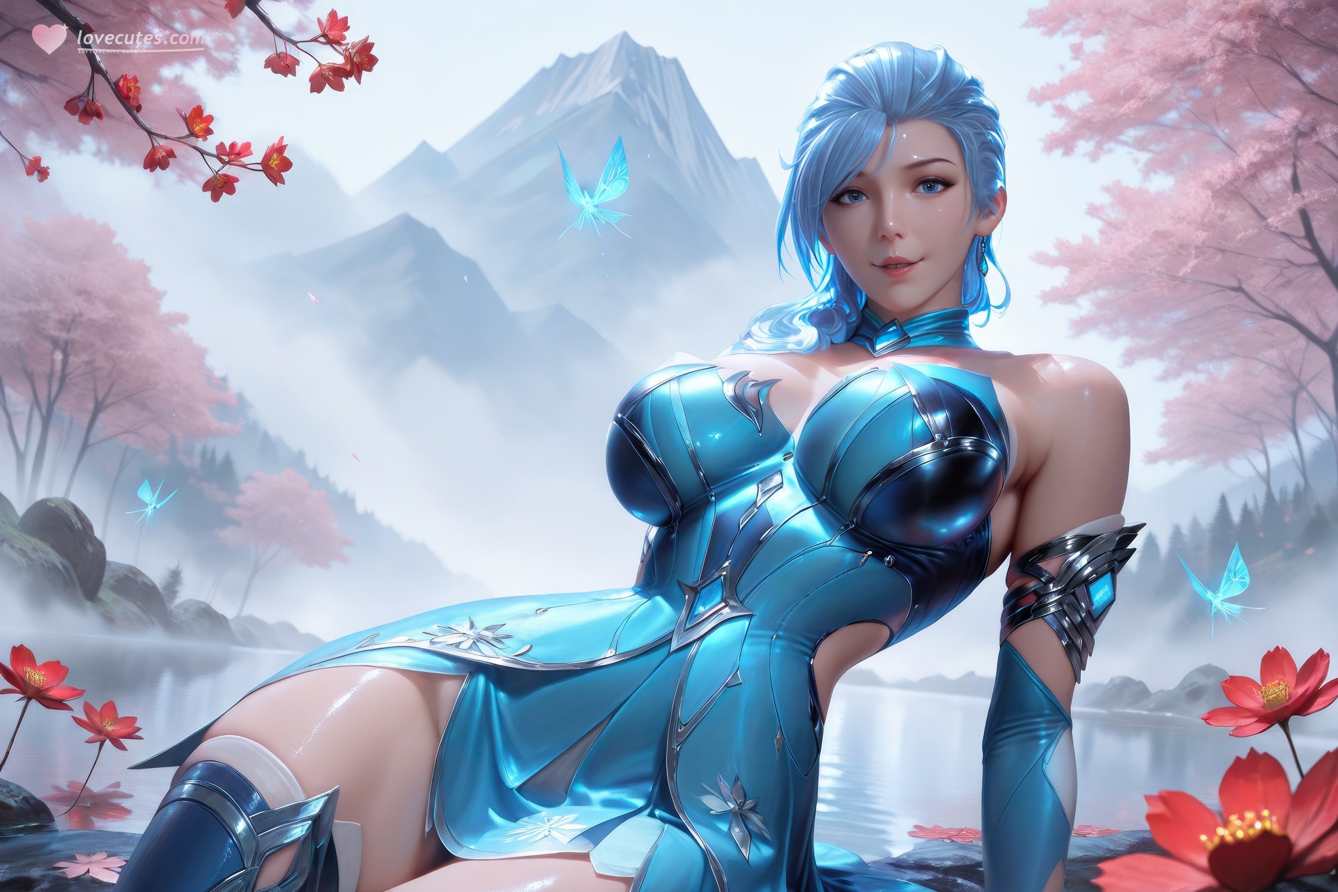 AI Porn - 闘羅大陸 顧清波 ボディスーツ、濡れ感、露出ヌード AI画像ギャラリー 1078P