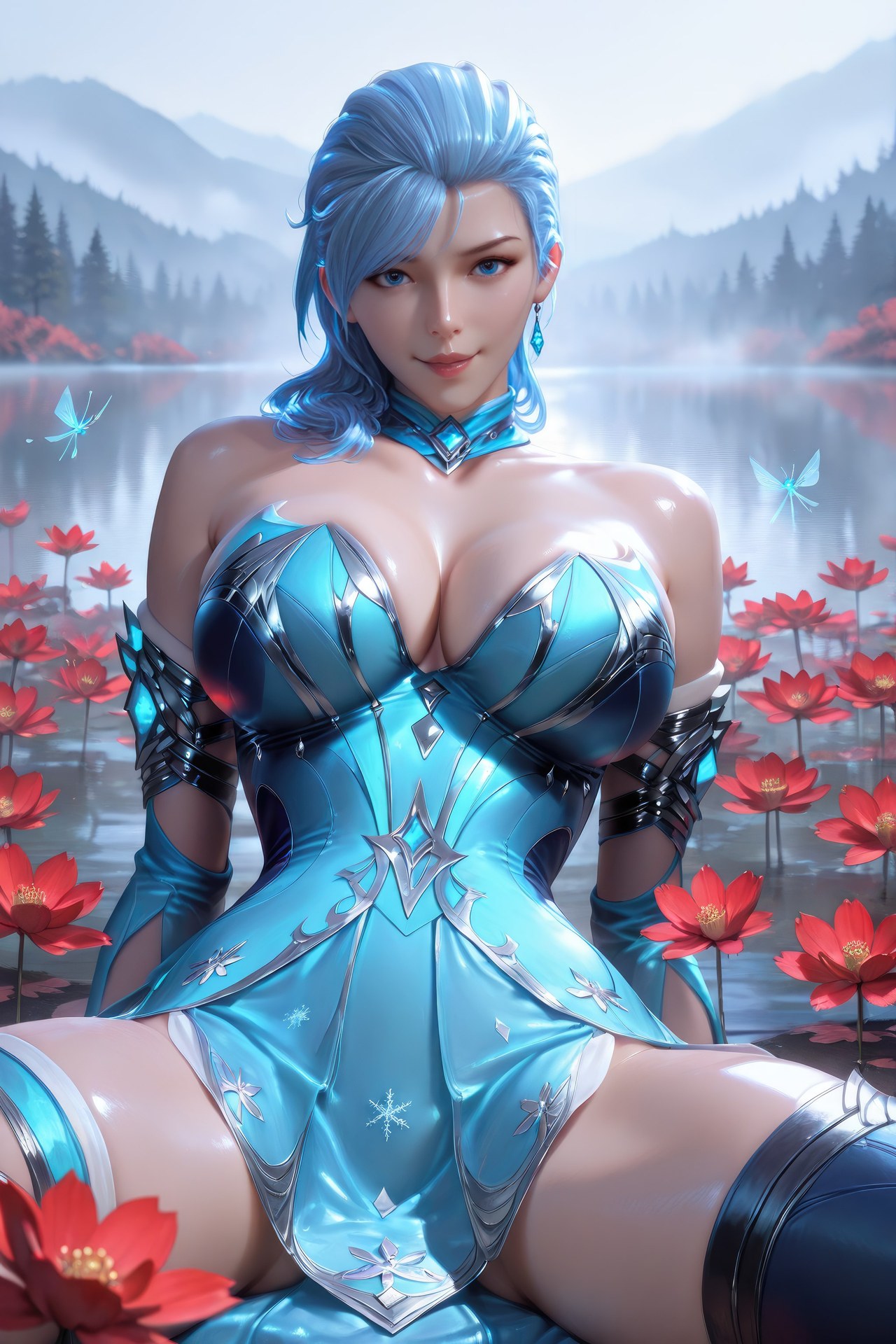 AI Porn - 闘羅大陸 顧清波 ボディスーツ、濡れ感、露出ヌード AI画像ギャラリー 1078P