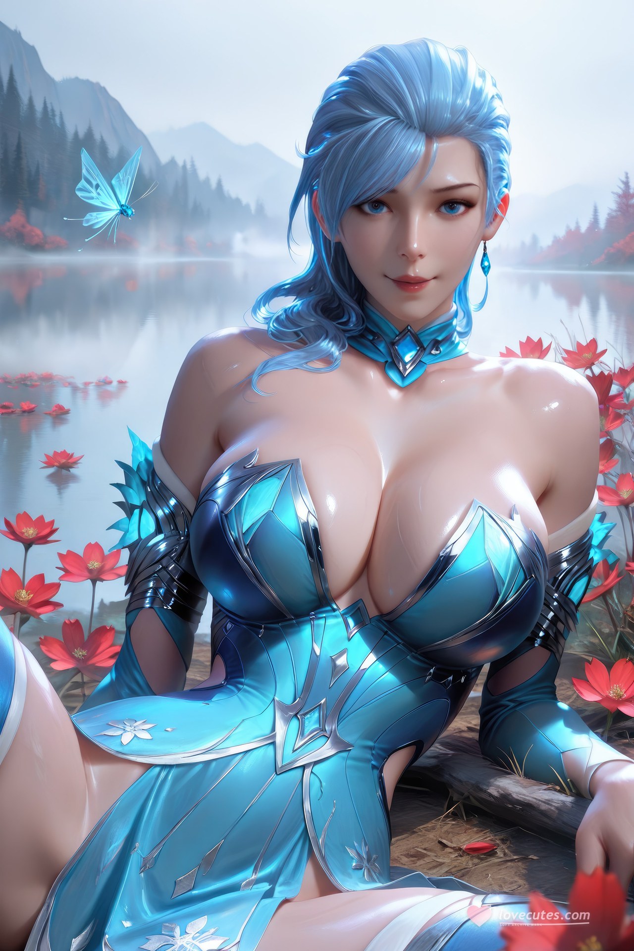 AI Porn - 闘羅大陸 顧清波 ボディスーツ、濡れ感、露出ヌード AI画像ギャラリー 1078P