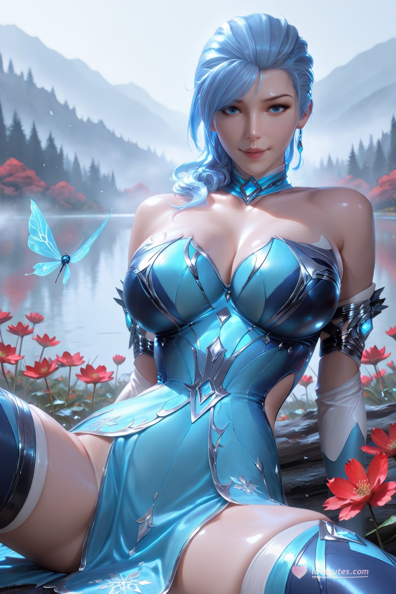 AI Porn - 闘羅大陸 顧清波 ボディスーツ、濡れ感、露出ヌード AI画像ギャラリー 1078P