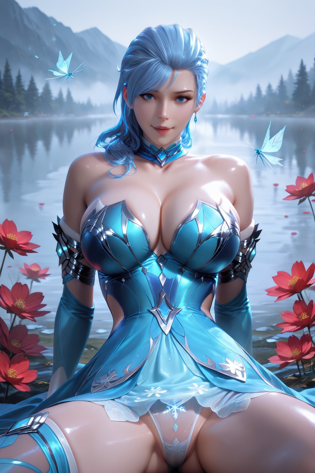 AI Porn - 闘羅大陸 顧清波 ボディスーツ、濡れ感、露出ヌード AI画像ギャラリー 1078P