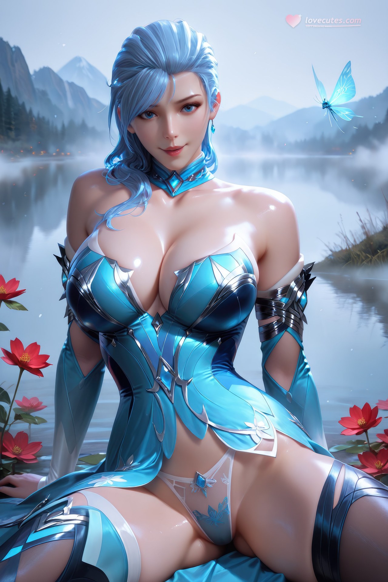 AI Porn - 闘羅大陸 顧清波 ボディスーツ、濡れ感、露出ヌード AI画像ギャラリー 1078P