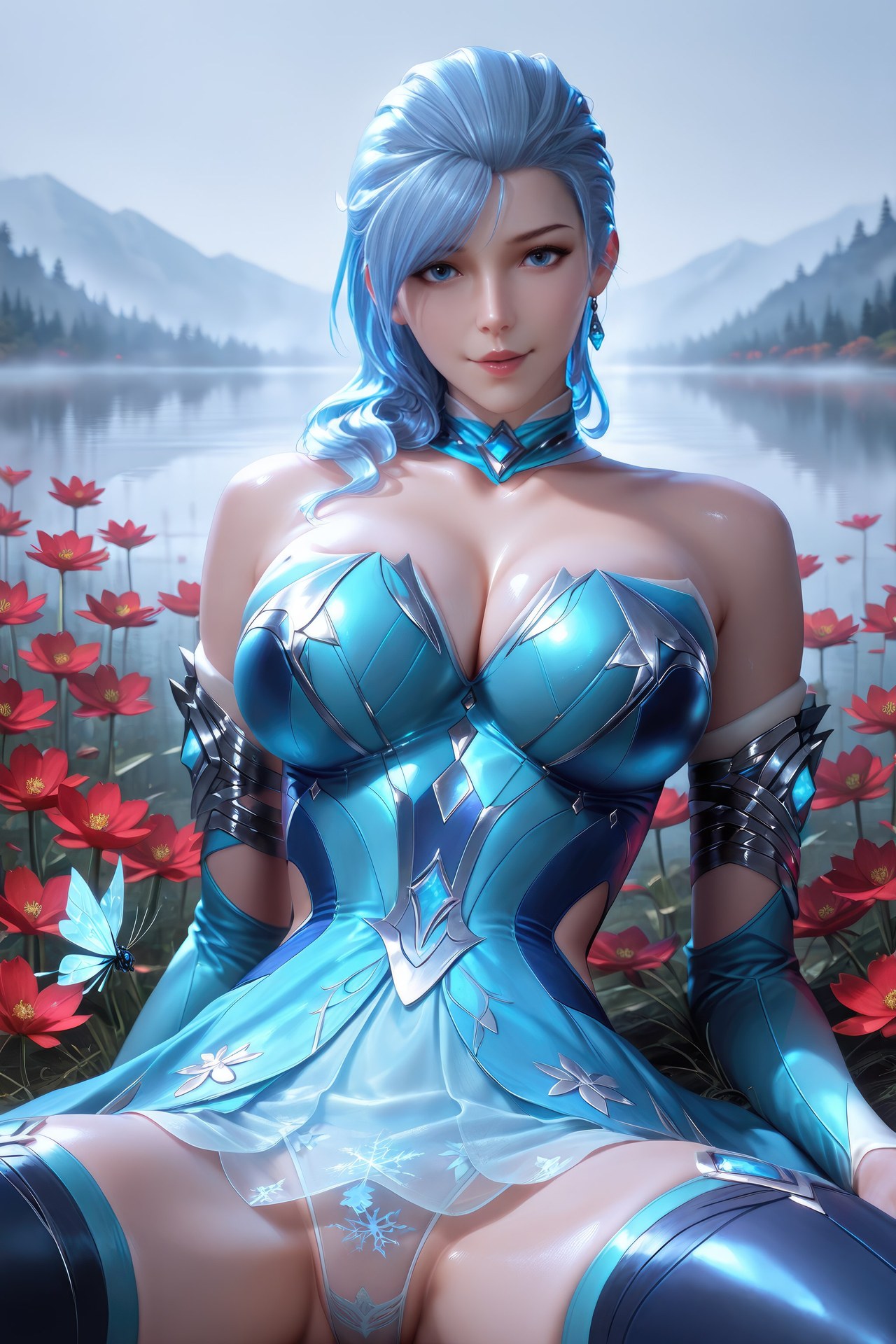 AI Porn - Douluo Dalu Gu Qingbo 바디수트, 젖은 연출, 노출 누드 AI 이미지 갤러리 1078P
