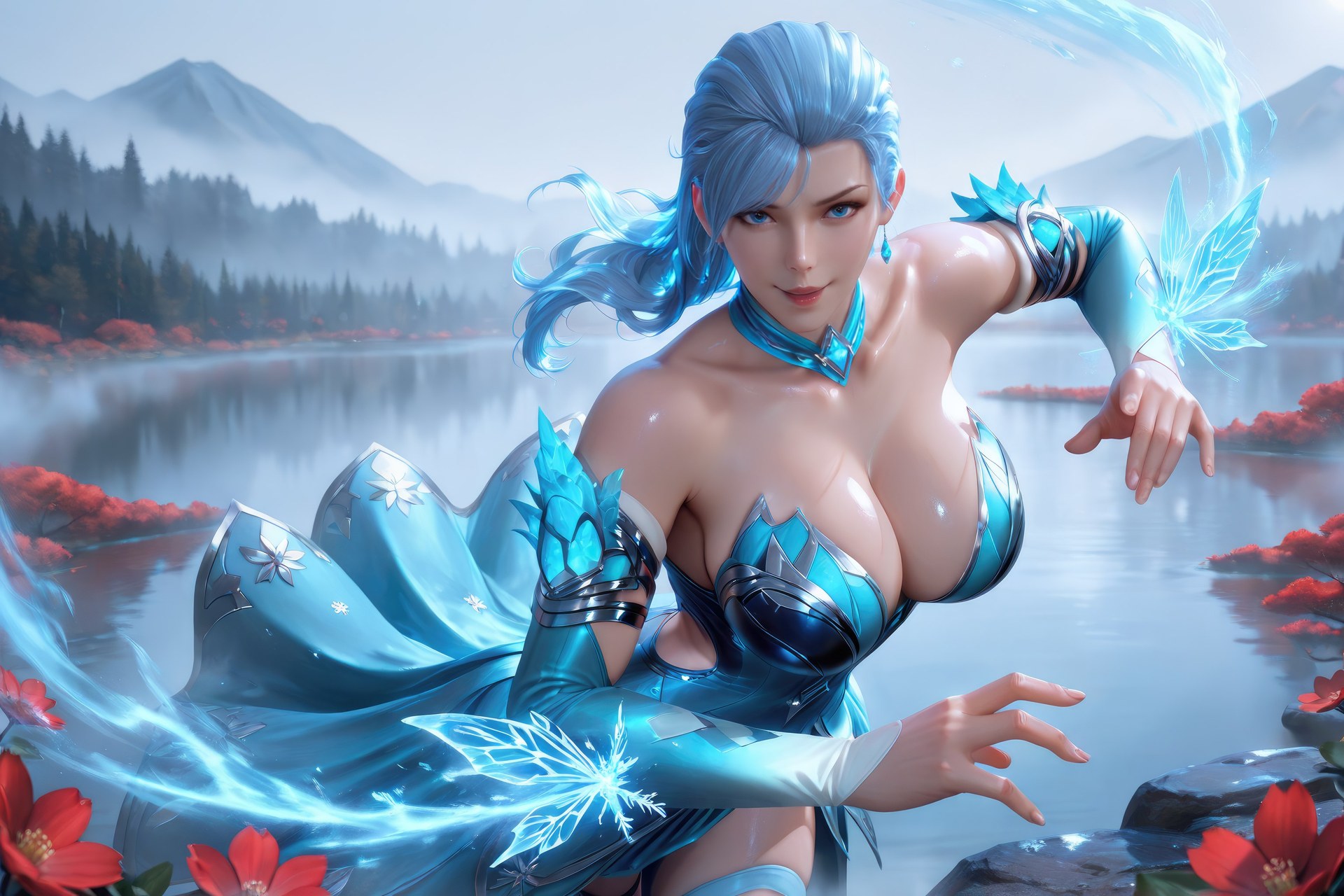 AI Porn - Douluo Dalu Gu Qingbo 바디수트, 젖은 연출, 노출 누드 AI 이미지 갤러리 1078P