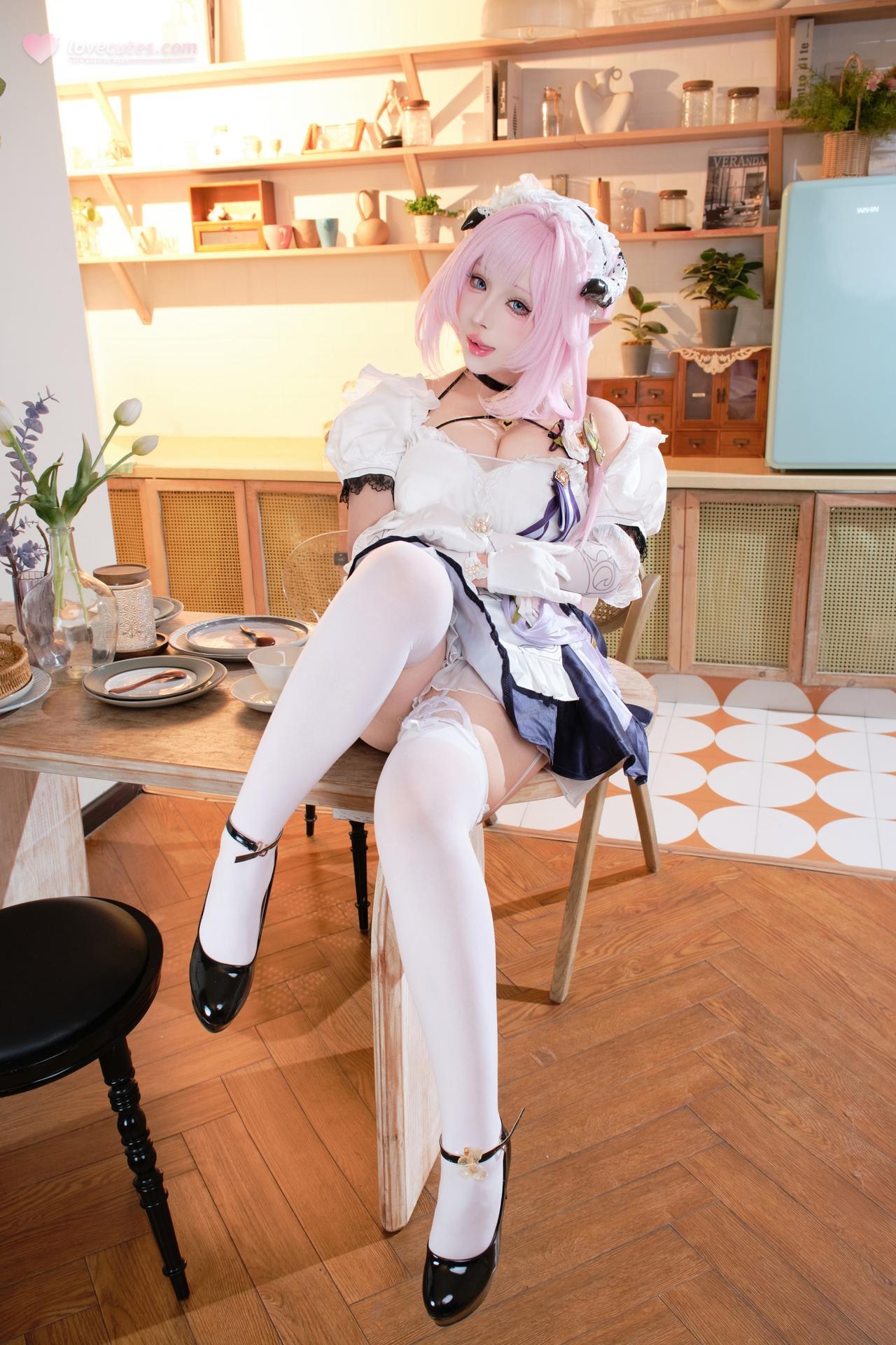 胡桃猫Kurumineko - Elysia Maid Honkai Impact 3rd — Photo 7