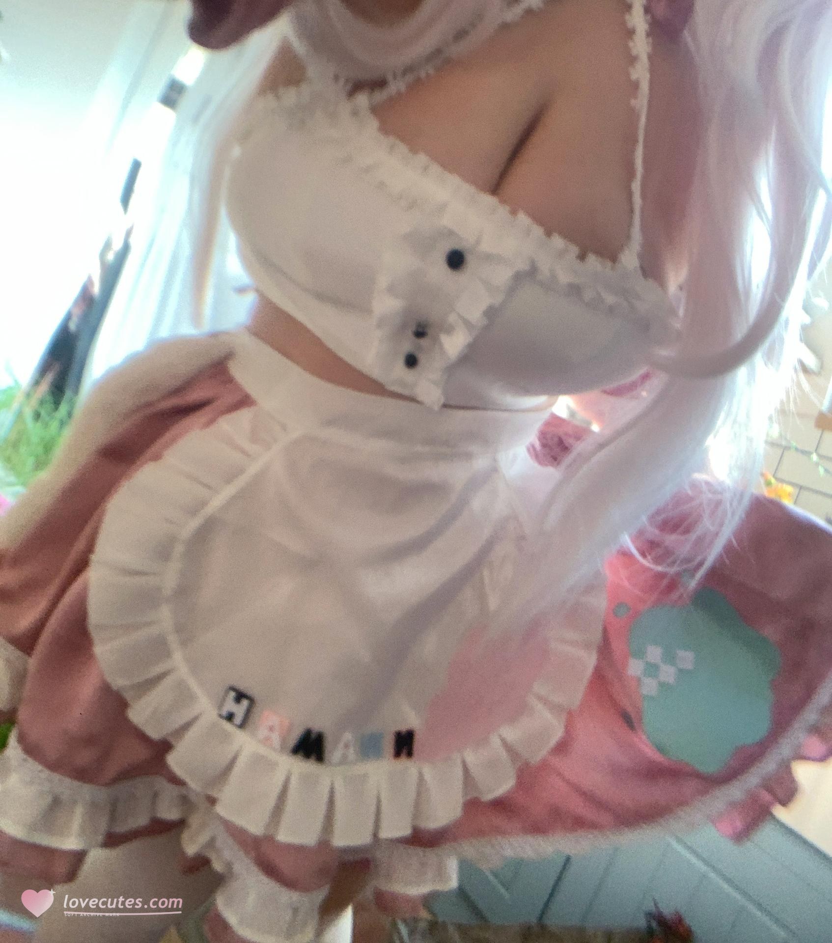 [cosplay] Zhixin Dannaishao - Azur Lane Hammann cat-ear maid cosplay 写真セット 110P4V