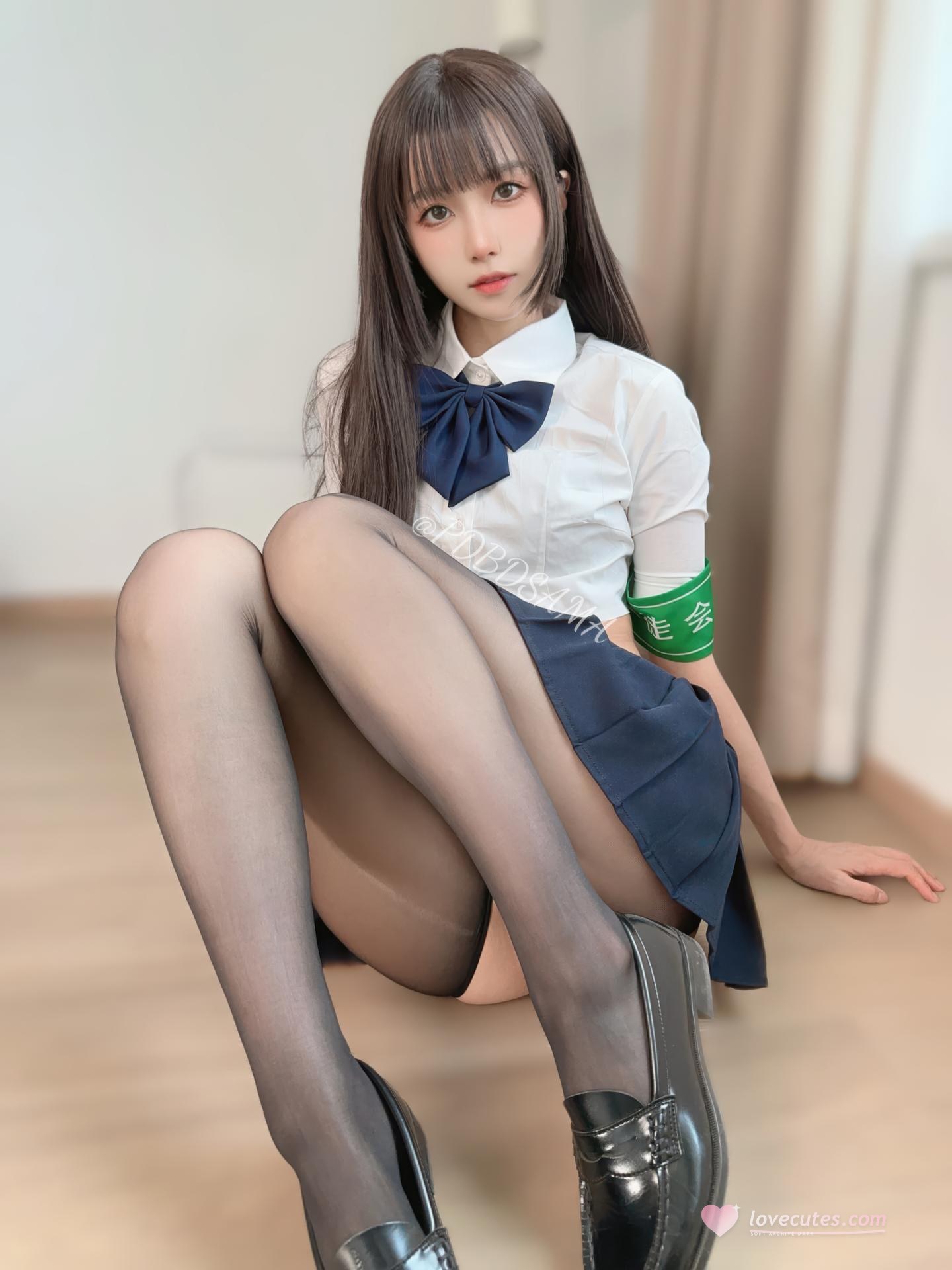 [private-room] Pudding Dafa - student council uniform adult private set 写真セット 104P9V