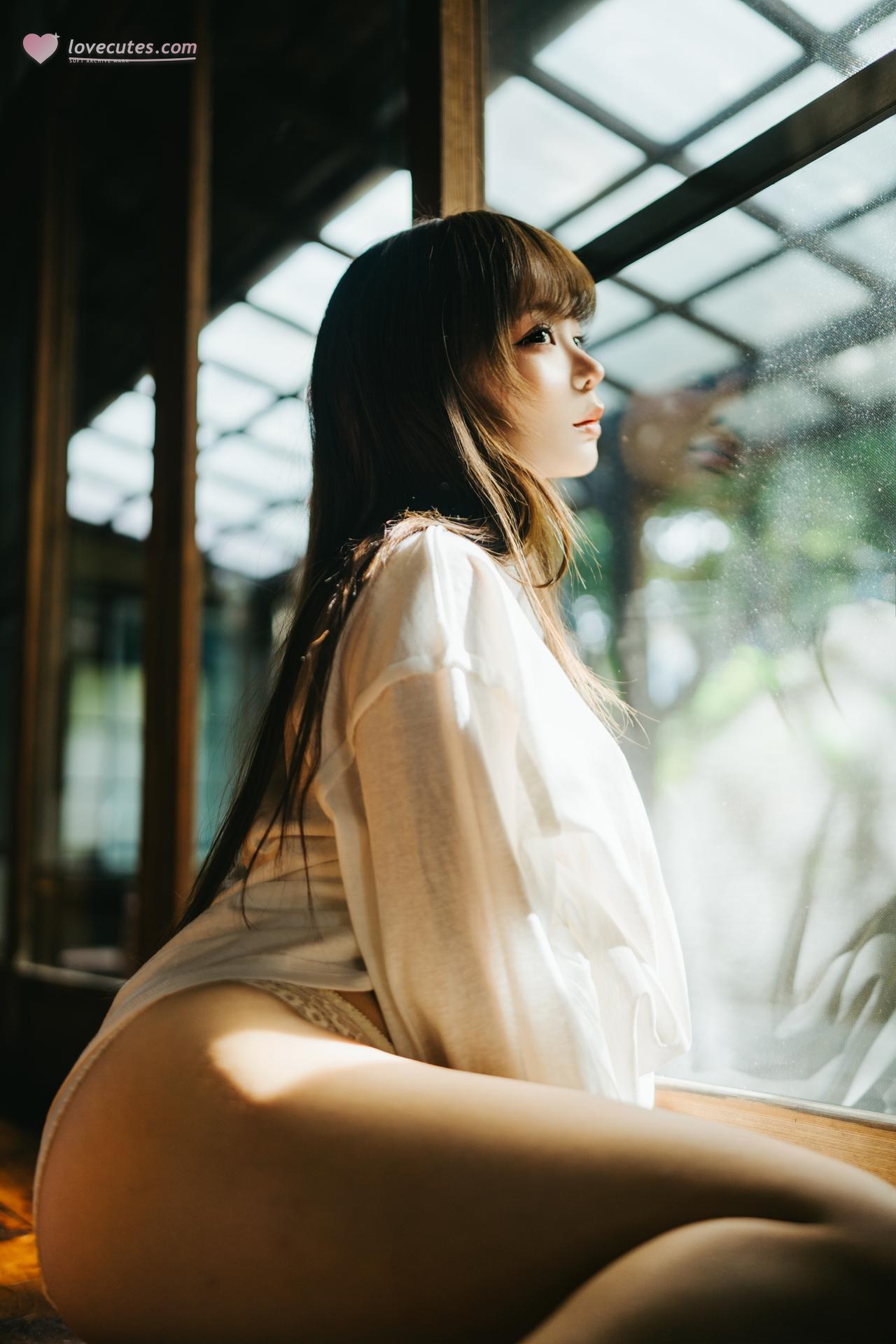 [private-room] Chunmomo - milk-white lingerie private photo set 写真セット 22P