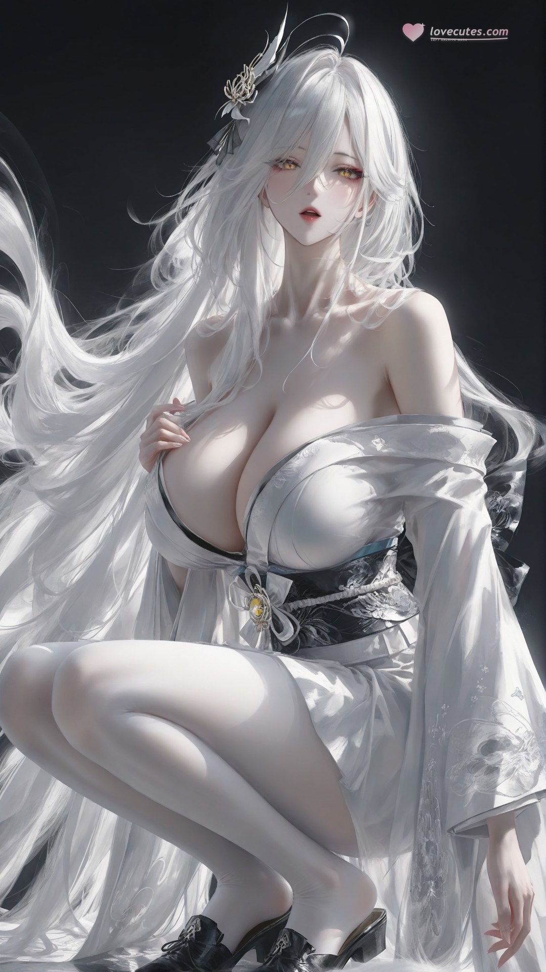AI Porn - Azur Lane Hakuhou tất trắng, đồ bó sát, chi tiết nude người lớn bộ sưu tập AI 302P