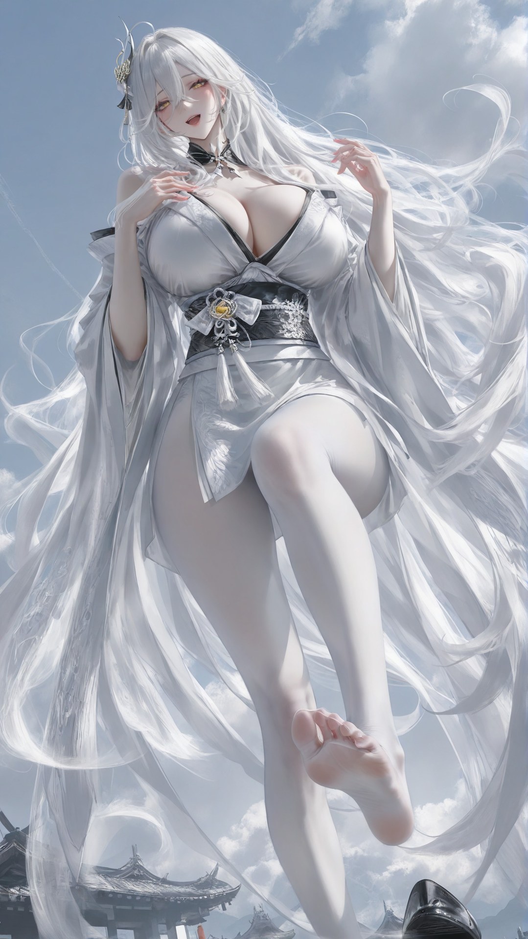 AI Porn - Azur Lane Hakuhou tất trắng, đồ bó sát, chi tiết nude người lớn bộ sưu tập AI 302P