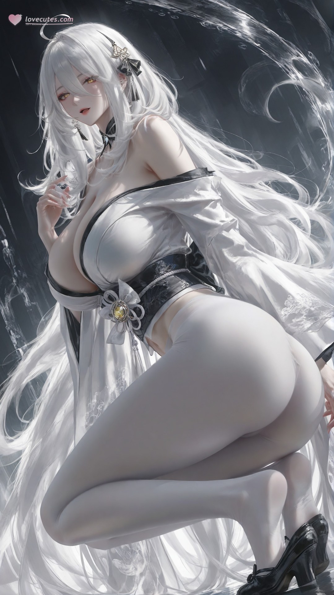 AI Porn - Azur Lane Hakuhou tất trắng, đồ bó sát, chi tiết nude người lớn bộ sưu tập AI 302P