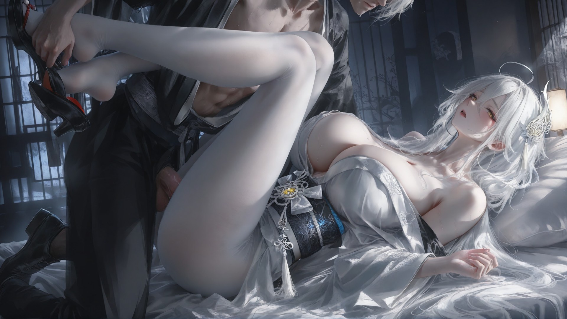 AI Porn - 碧藍航線 白鳳：白絲緊身衣露穴成人向圖集 302P