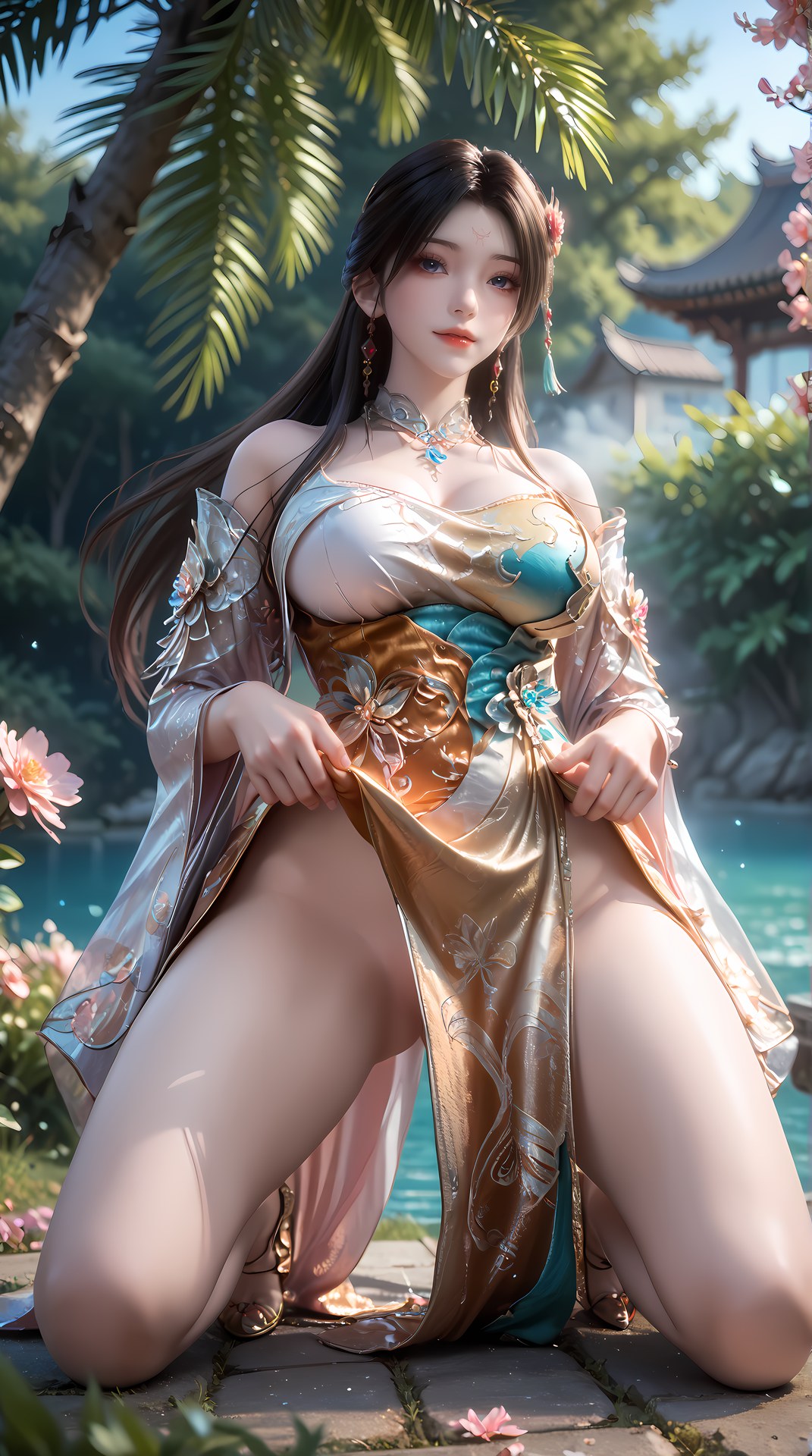 AI Porn - 顧沐清：比基尼濕身露穴成人向圖集 92P