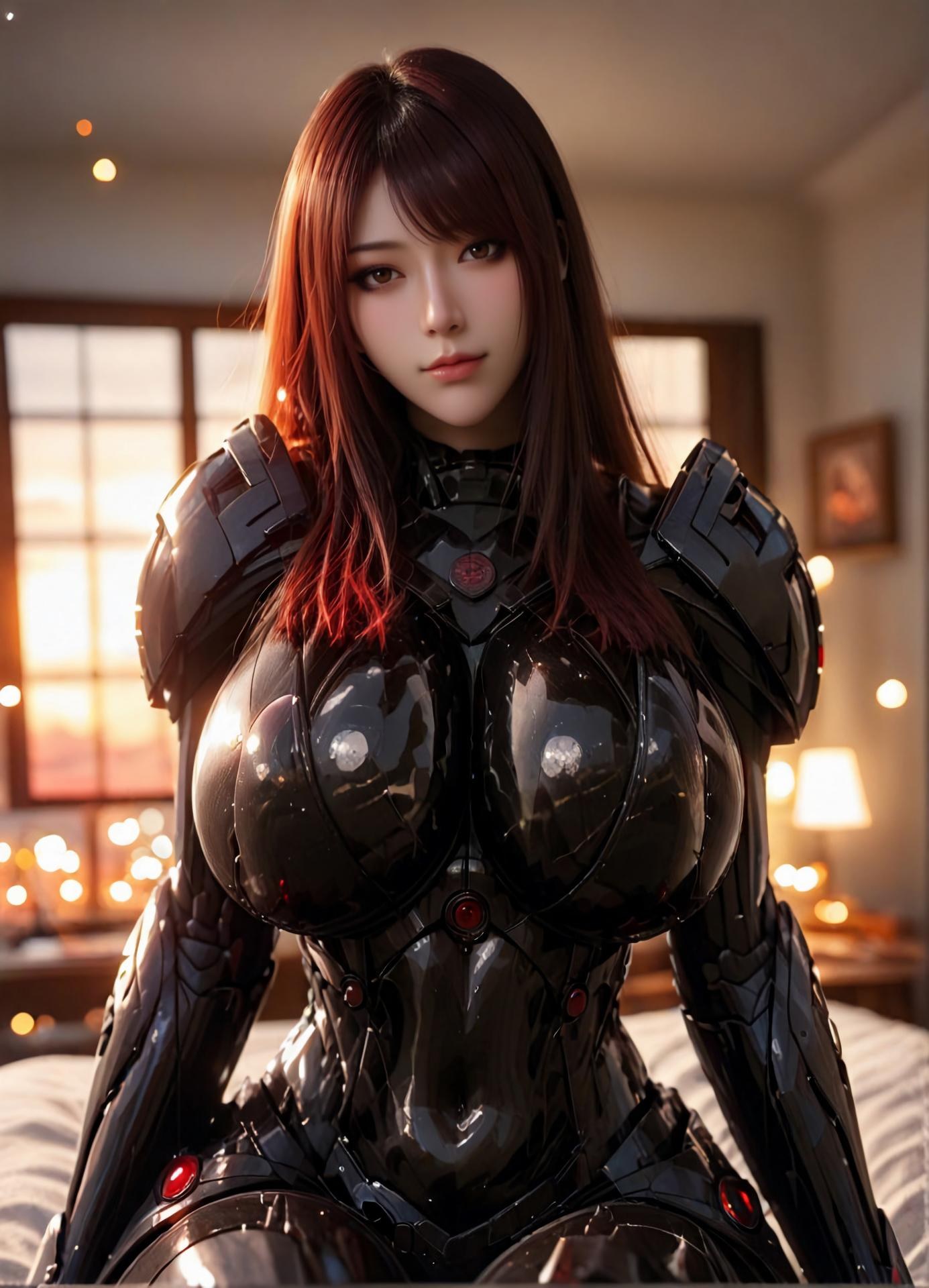 AI Porn - 蔷薇：紧身衣湿身露穴成人向图集 99P