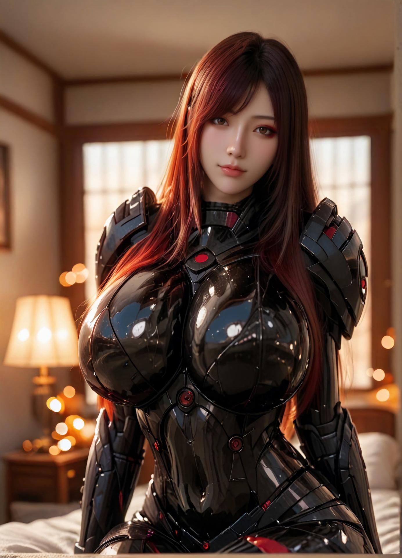 AI Porn - 蔷薇：紧身衣湿身露穴成人向图集 99P