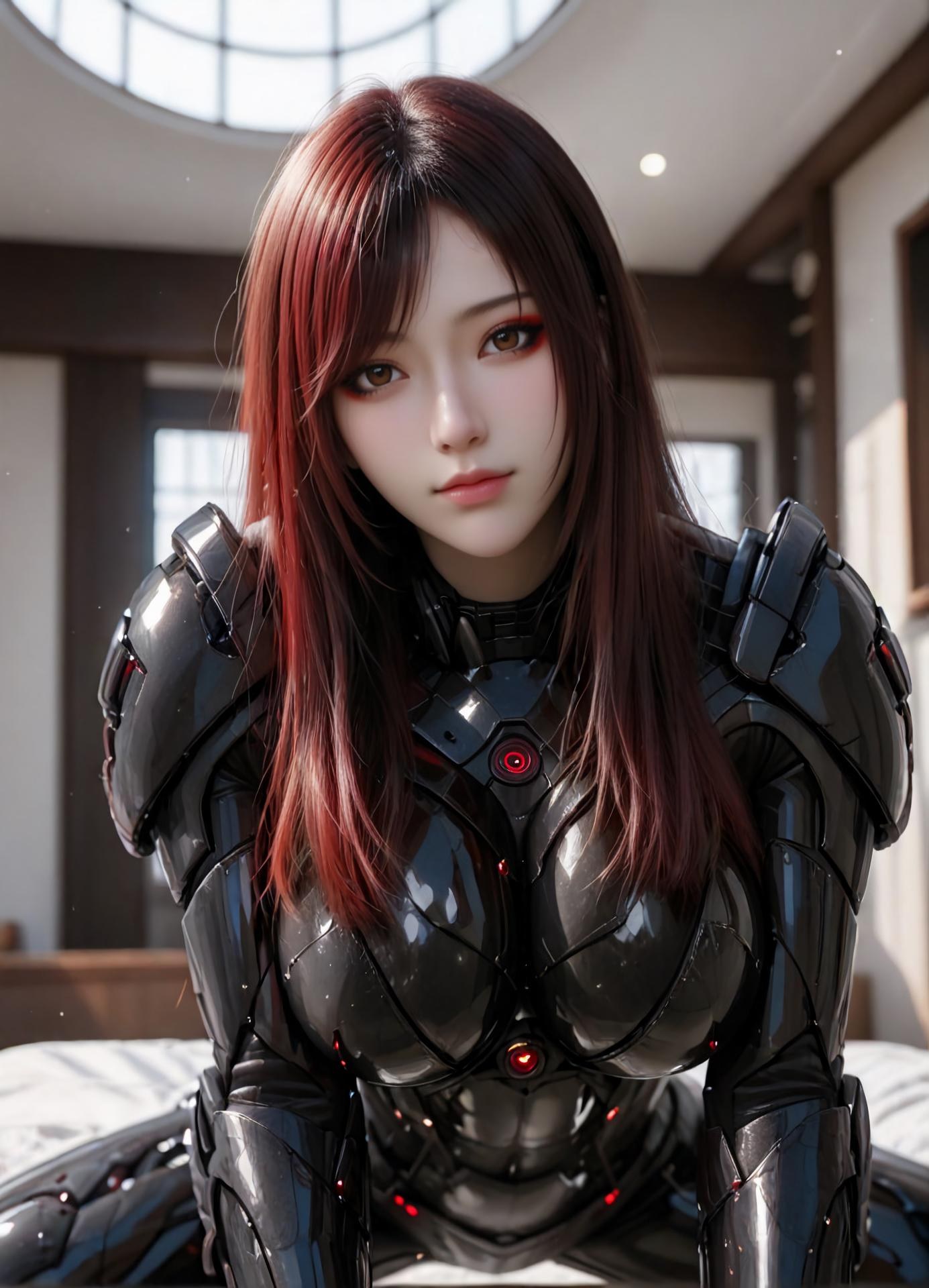 AI Porn - Qiangwei bodysuit, wet-look styling, explicit nude detail AI Adult Gallery 99P
