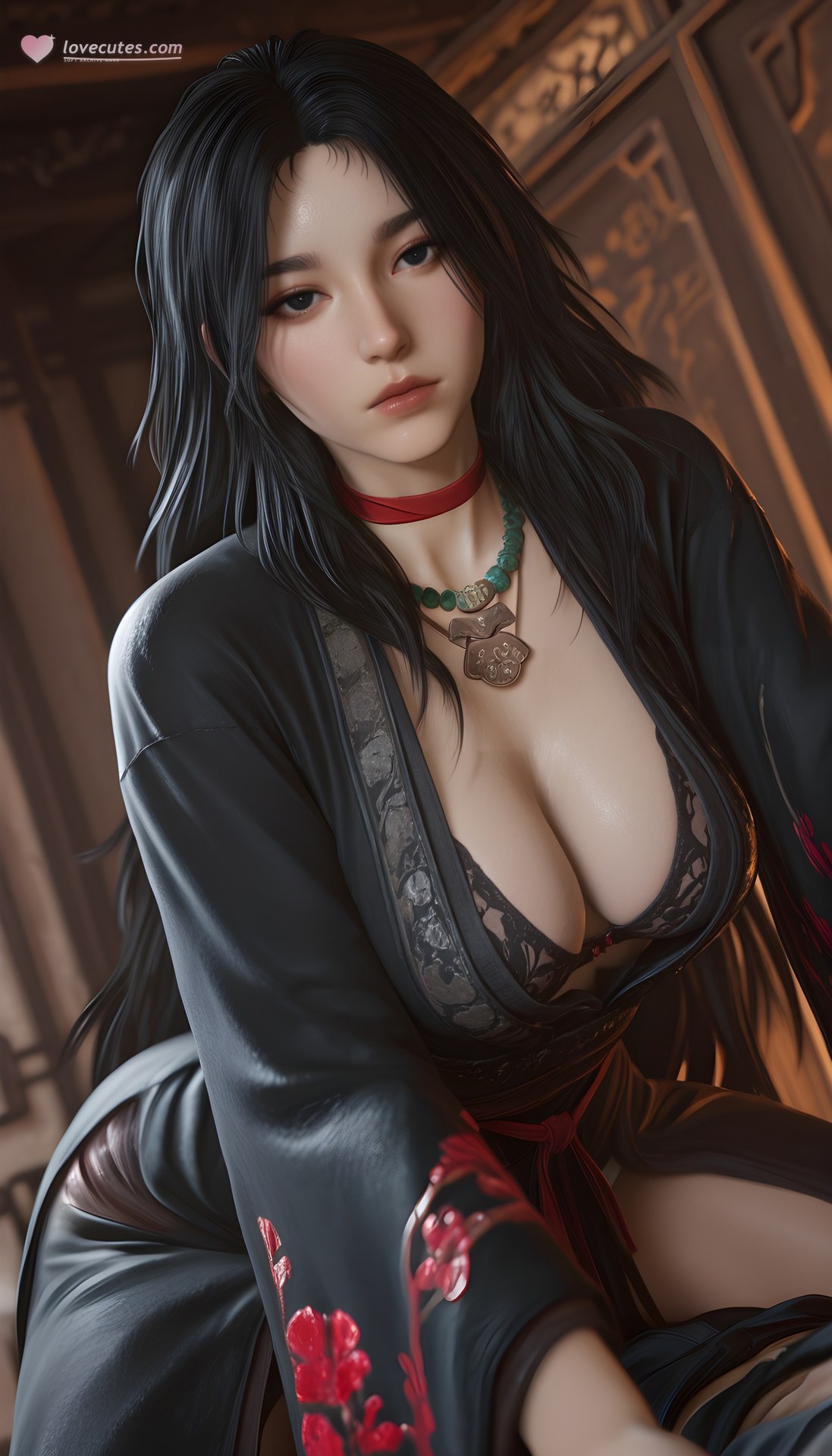 AI Porn - Where Winds Meet Qianye đồ bó sát, phong cách ướt, chi tiết nude người lớn bộ sưu tập AI 562P