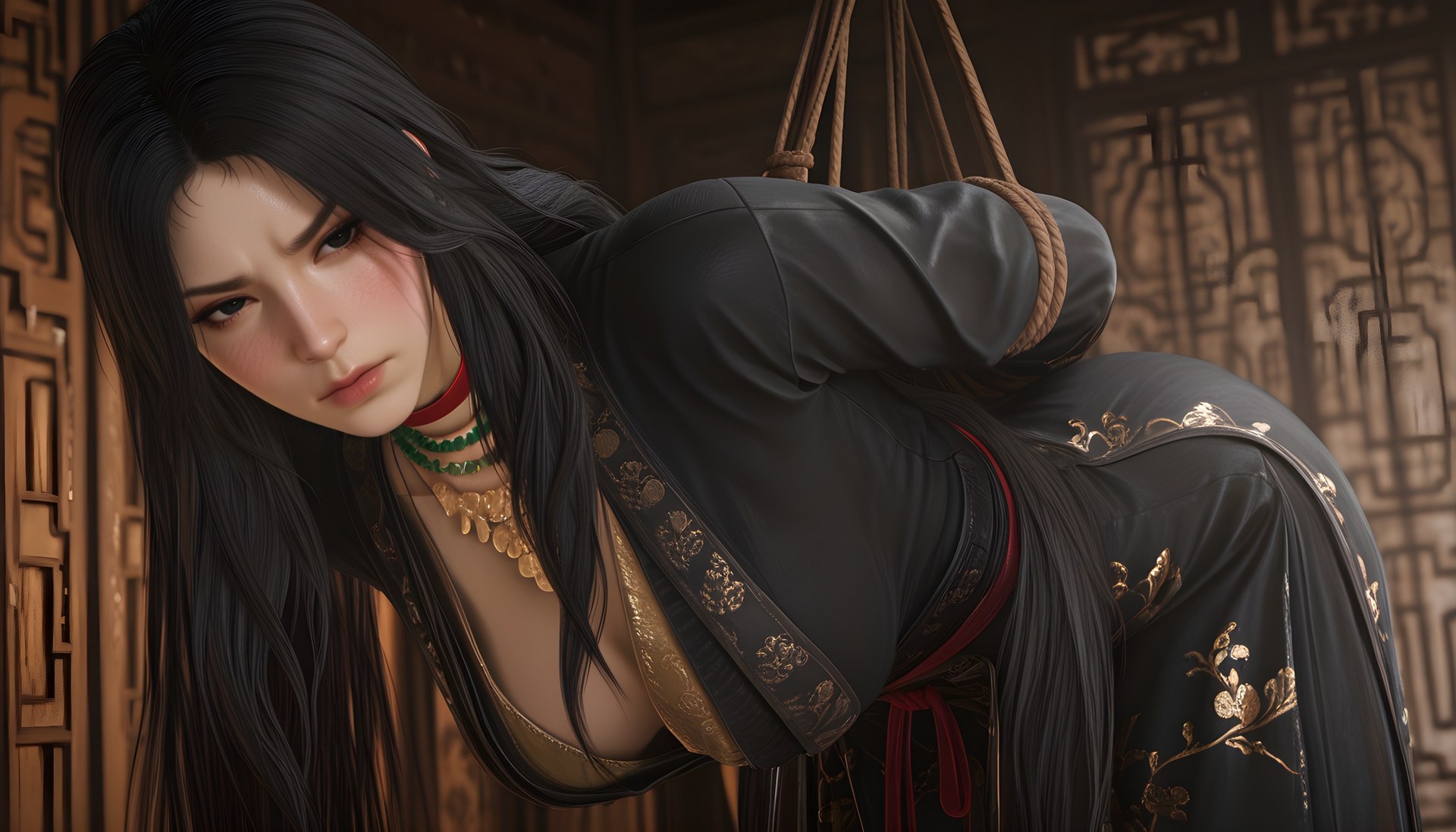 AI Porn - 燕雲十六聲 千夜：緊身衣濕身露穴成人向圖集 562P