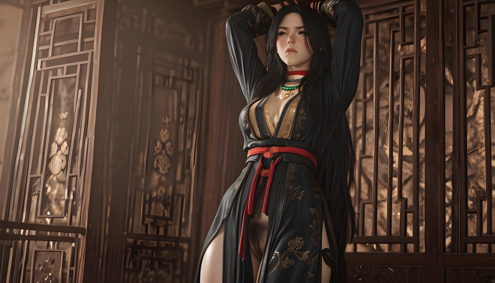 AI Porn - 燕雲十六聲 千夜：緊身衣濕身露穴成人向圖集 562P