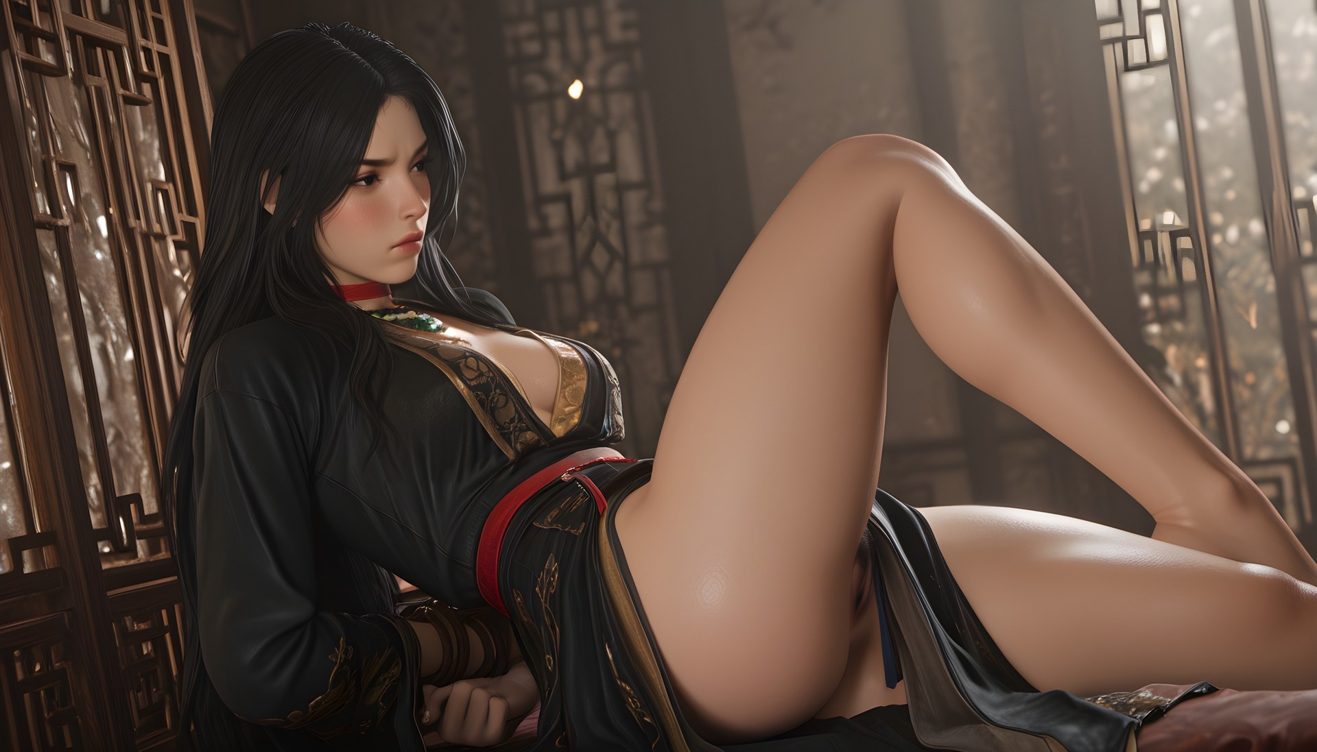 AI Porn - 燕雲十六聲 千夜：緊身衣濕身露穴成人向圖集 562P