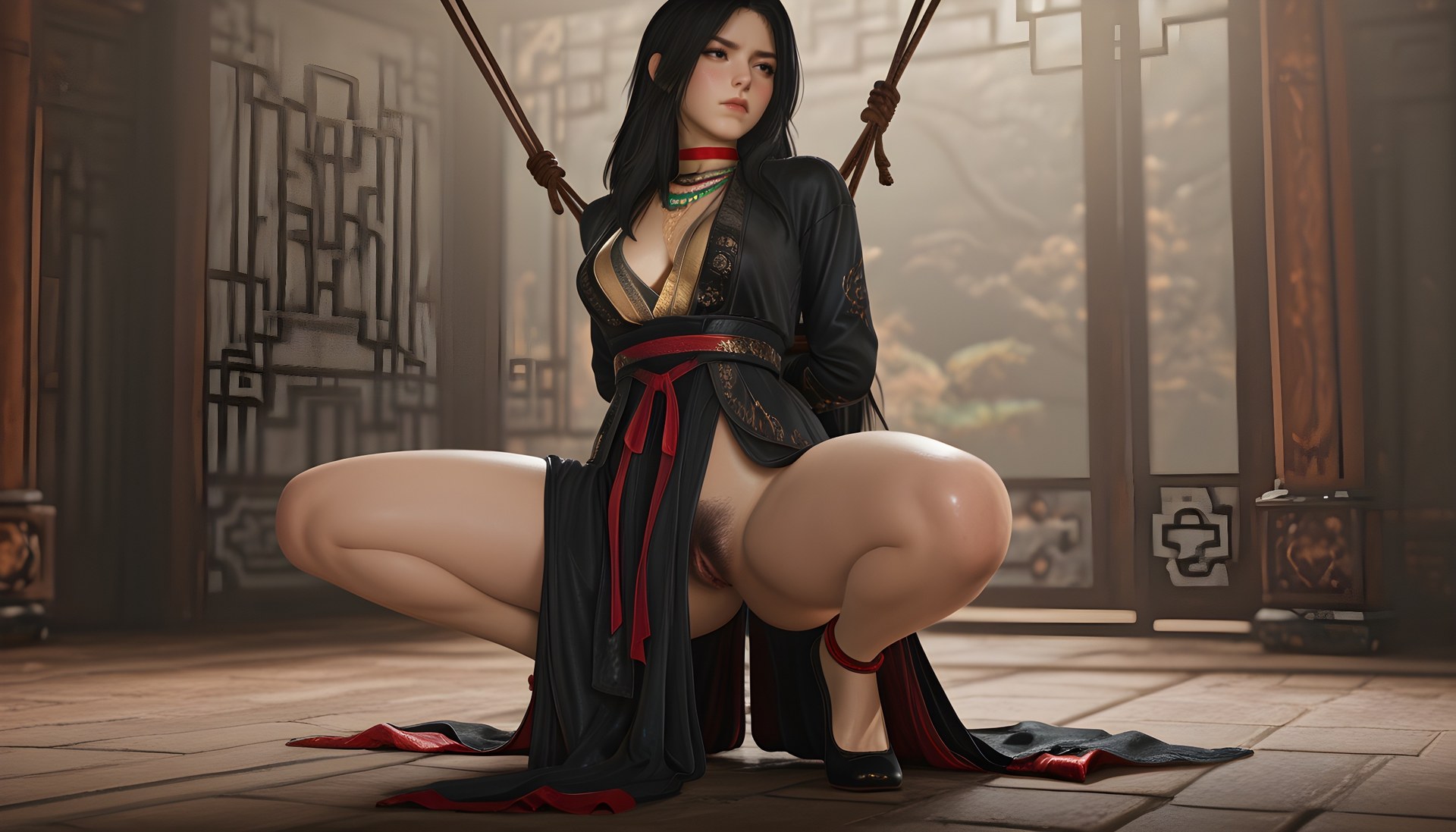 AI Porn - 燕云十六声 千夜：紧身衣湿身露穴成人向图集 562P