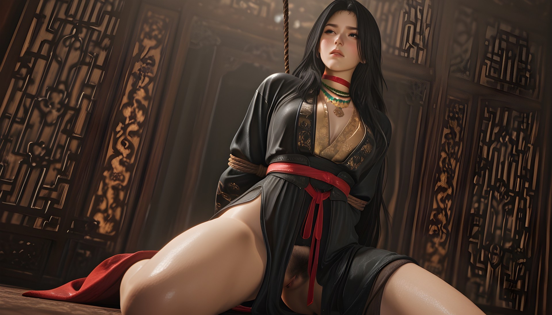 AI Porn - 燕云十六声 千夜：紧身衣湿身露穴成人向图集 562P