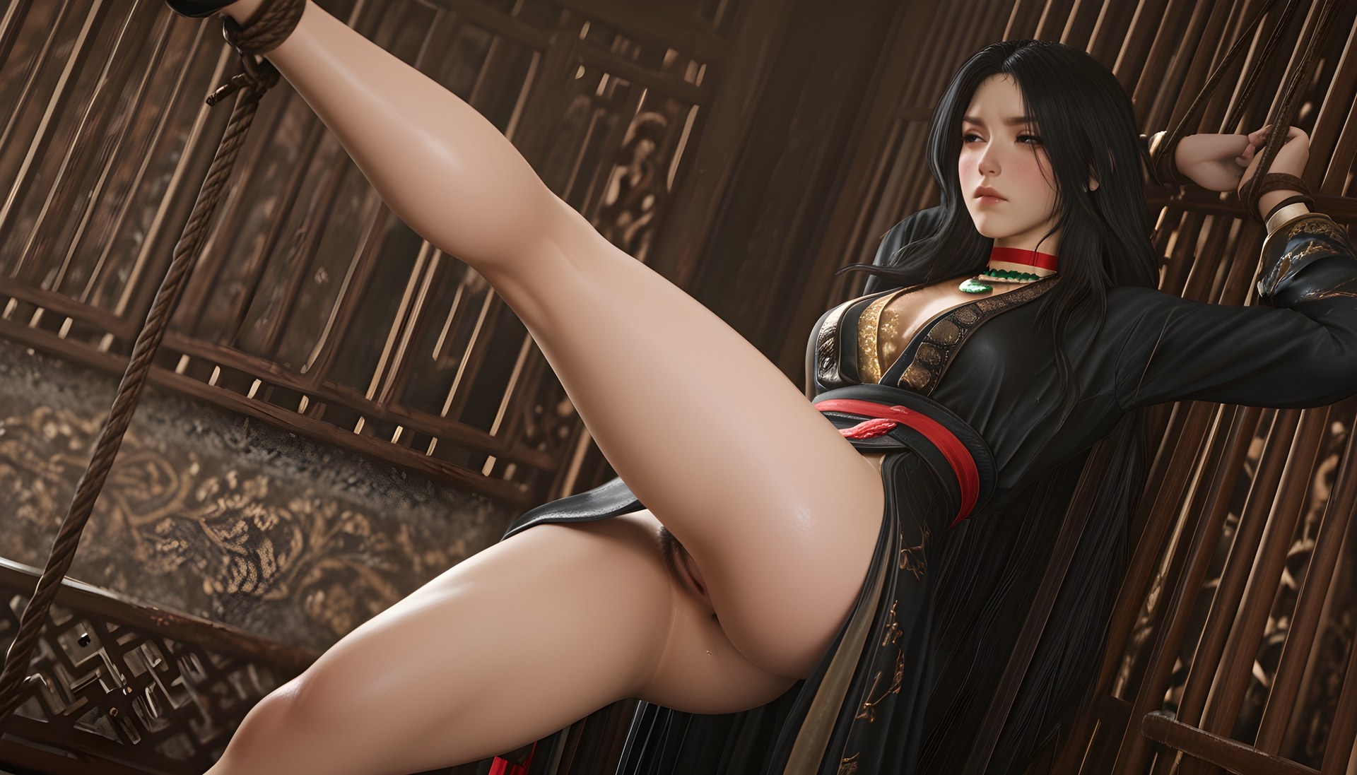 AI Porn - 燕云十六声 千夜：紧身衣湿身露穴成人向图集 562P