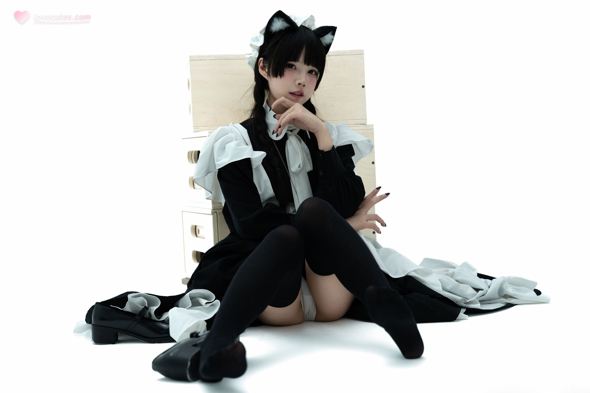 [Photo Set] Shimizu Nagi bộ ảnh maid, leg-focused poses, uniform styling 89P