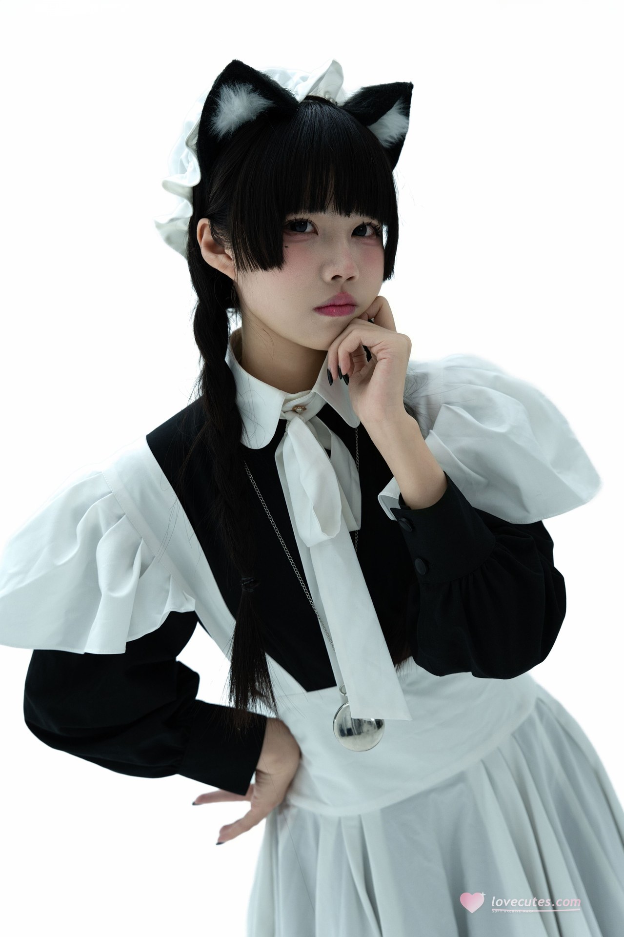 [Photo Set] Shimizu Nagi bộ ảnh maid, leg-focused poses, uniform styling 89P
