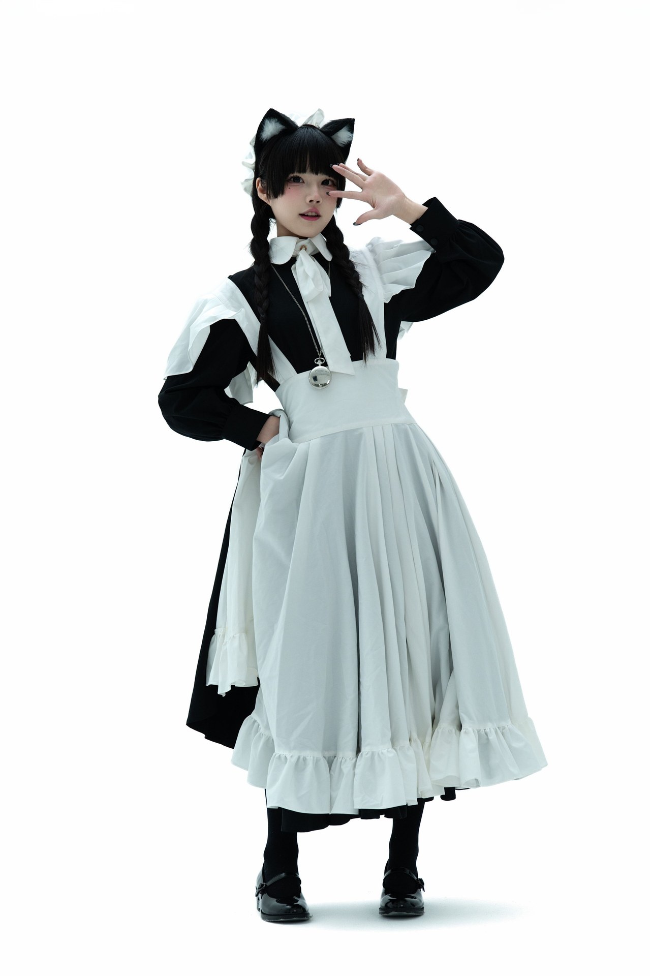 [Photo Set] Shimizu Nagi bộ ảnh maid, leg-focused poses, uniform styling 89P