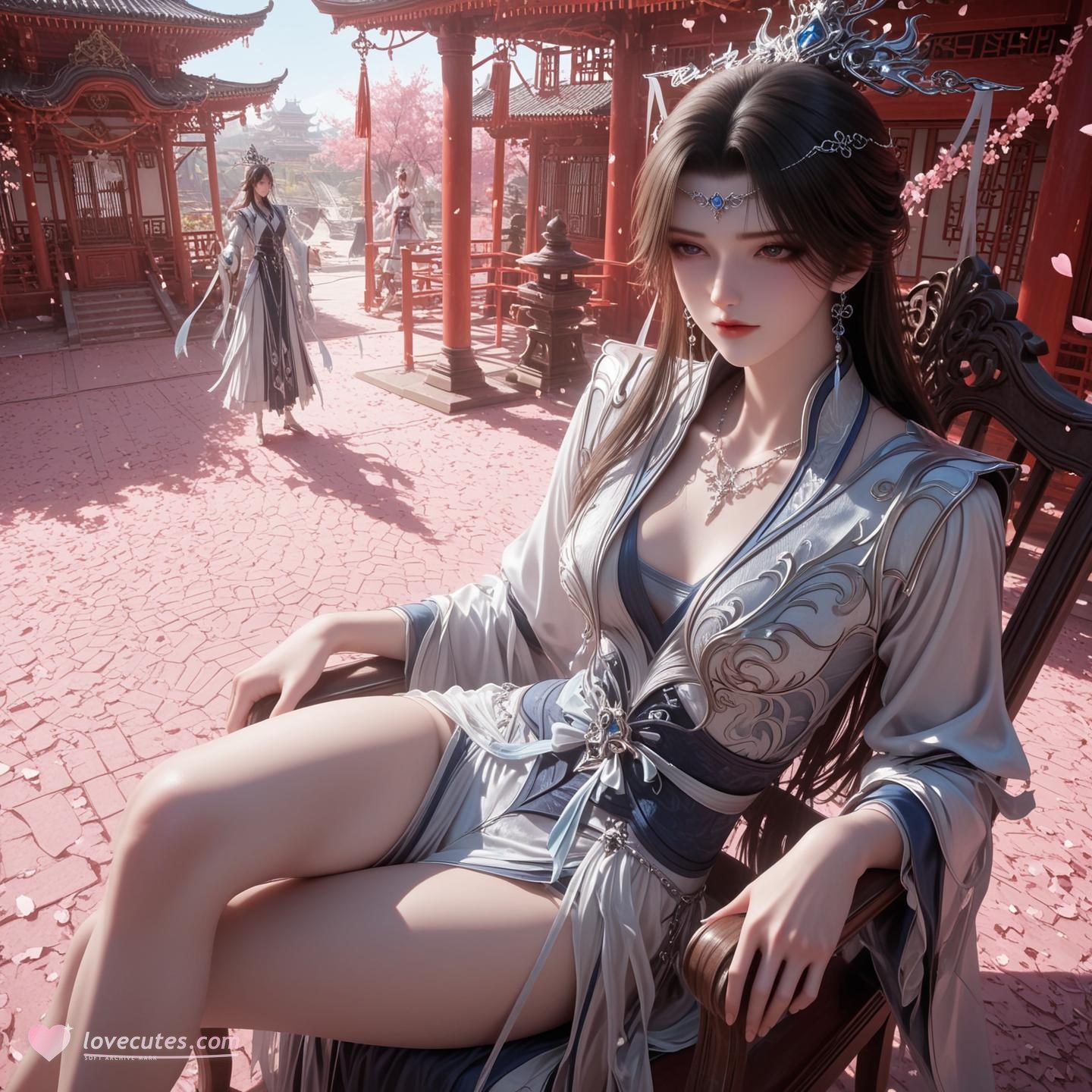 AI Porn - Renegade Immortal Li Muwan đồ bó sát phong cách ướt bộ sưu tập AI 124P