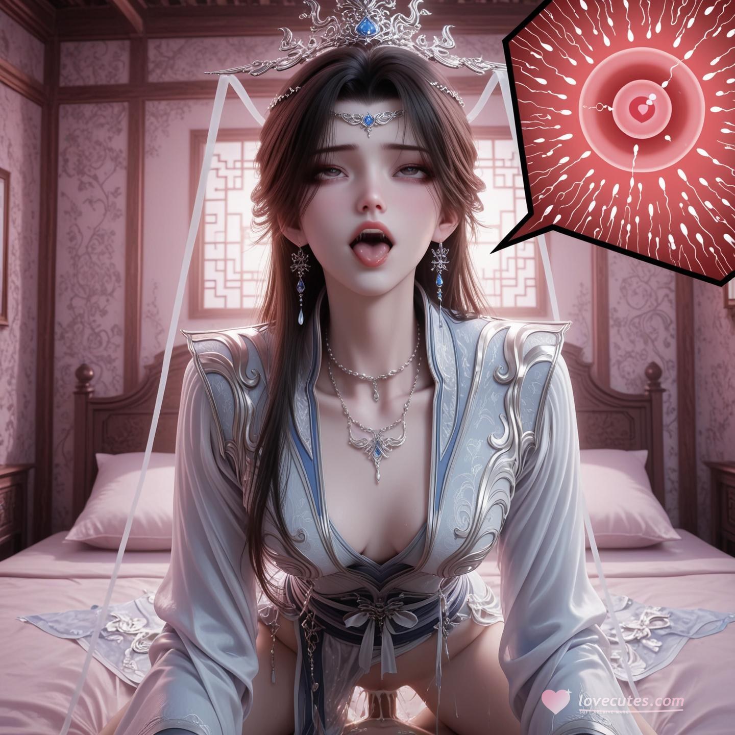 AI Porn - Renegade Immortal Li Muwan đồ bó sát phong cách ướt bộ sưu tập AI 124P